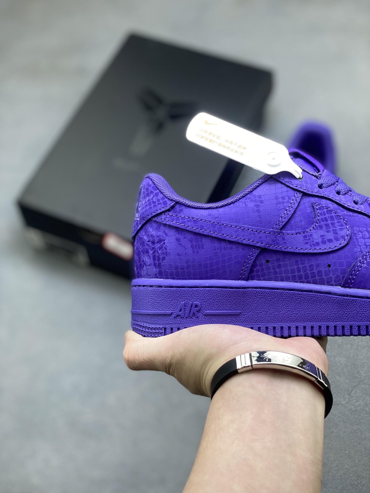 Nike Air Force 1 '07 Low Purple Snakeskin Limited Edition Athletic Shoes 6 i1754150802959 9209 0 4