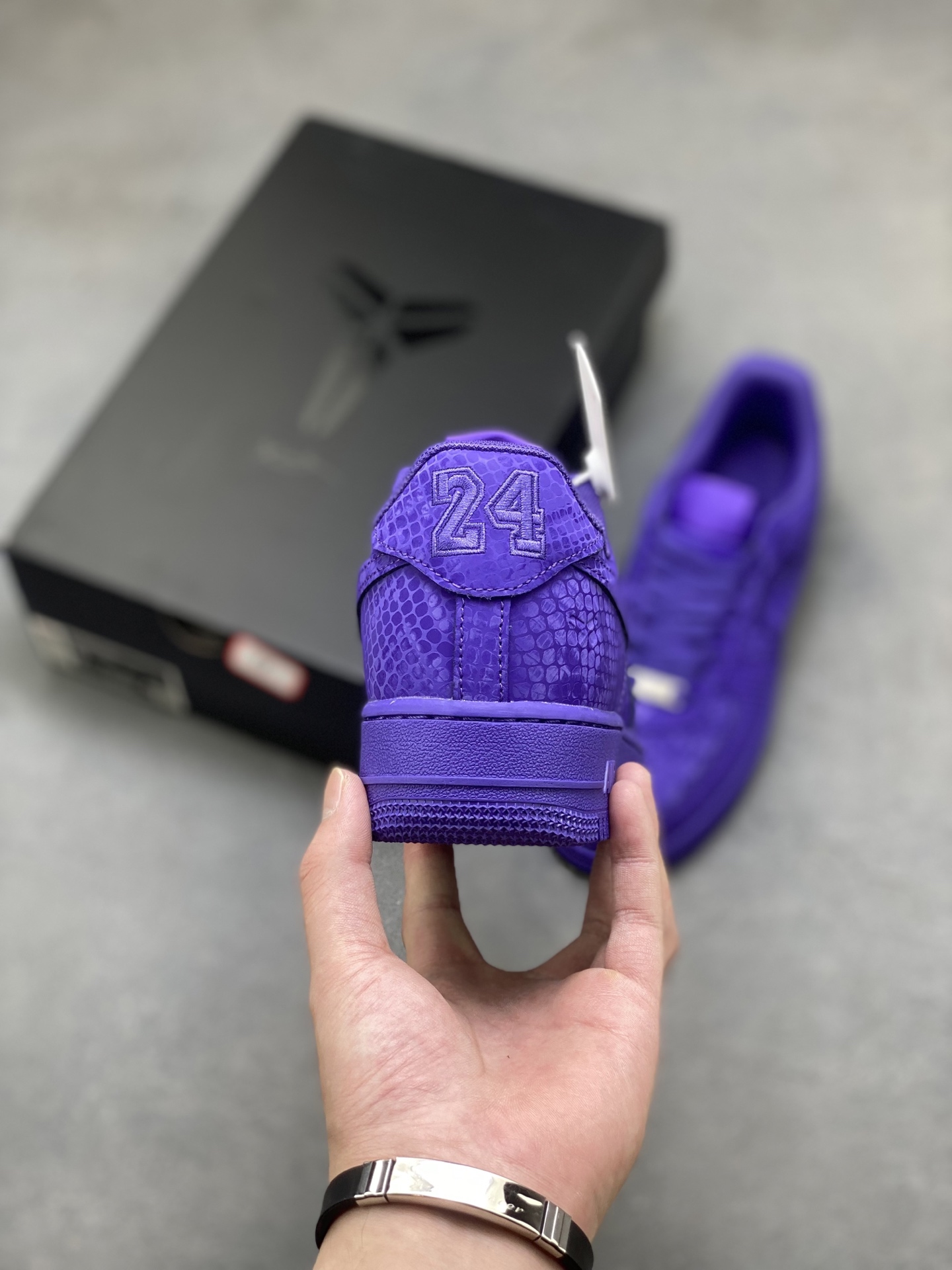 Nike Air Force 1 '07 Low Purple Snakeskin Limited Edition Athletic Shoes 5 i1754150803045 9731 0 3
