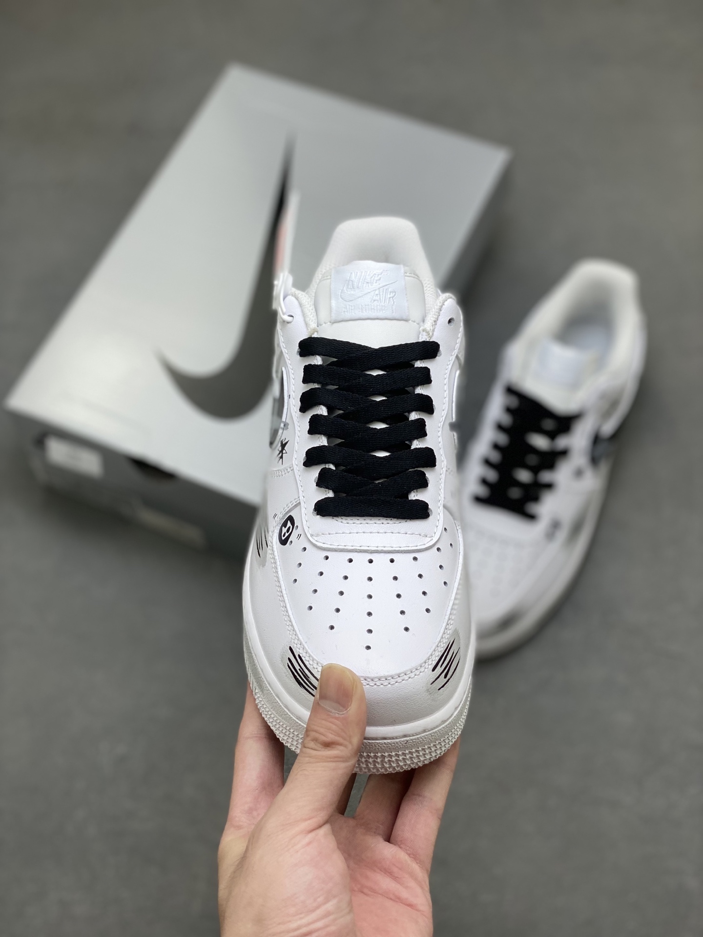 Nike Air Force 1 '07 Low White/Black Casual Sneakers CW2288-111 Limited Edition 3 i1754323733886 4030 0 1