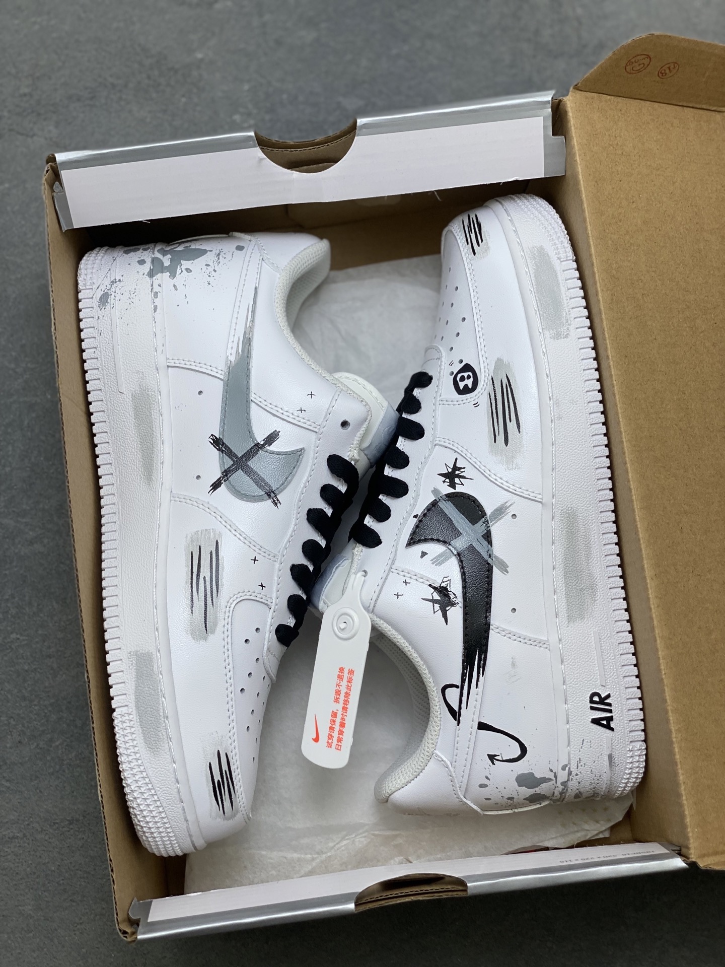 Nike Air Force 1 '07 Low White/Black Casual Sneakers CW2288-111 Limited Edition 10 i1754323735305 4829 0 8