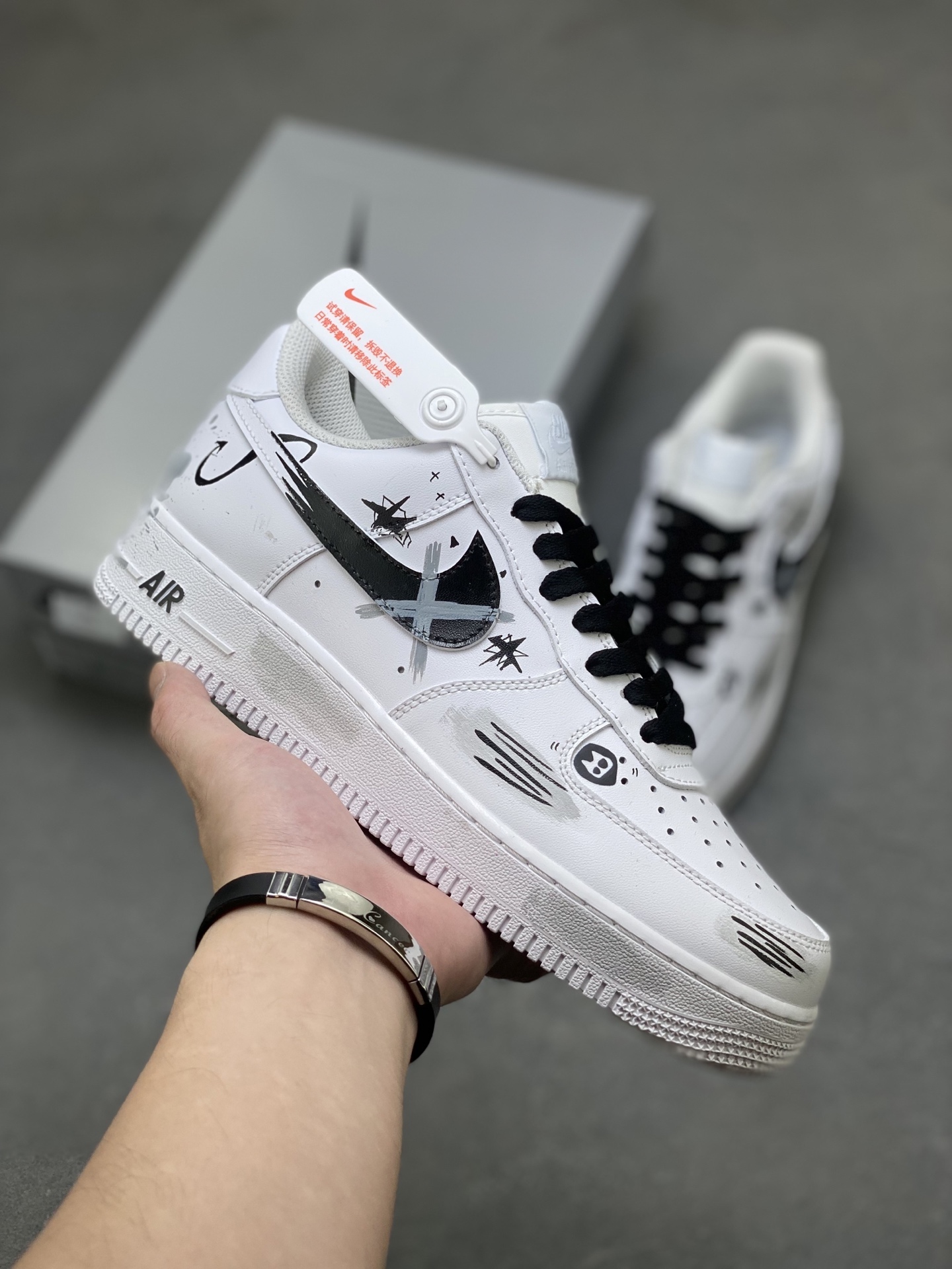 Nike Air Force 1 '07 Low White/Black Casual Sneakers CW2288-111 Limited Edition 2 i1754323736546 6909 0 0