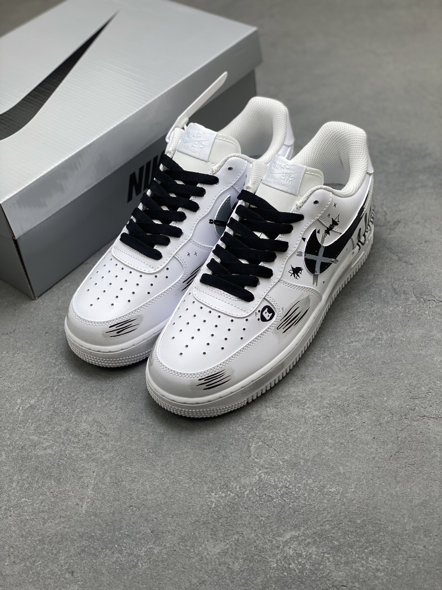 Nike Air Force 1 '07 Low White/Black Casual Sneakers CW2288-111 Limited Edition 9 i1754323736558 9199 0 7
