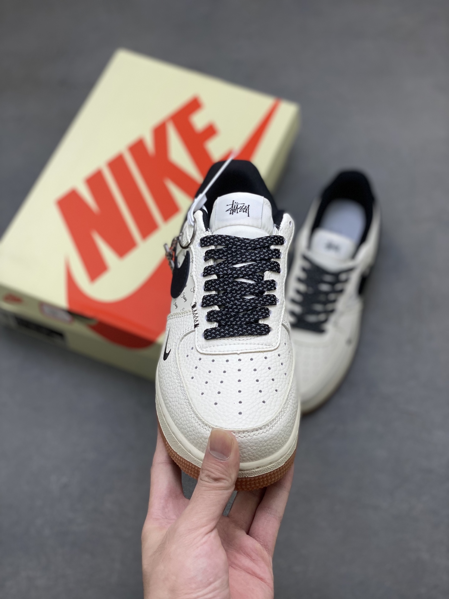 Nike Air Force 1 '07 Low Stussy Collab Sneakers Limited Edition - Size 36-45 3 i1754419792548 2910 0 1