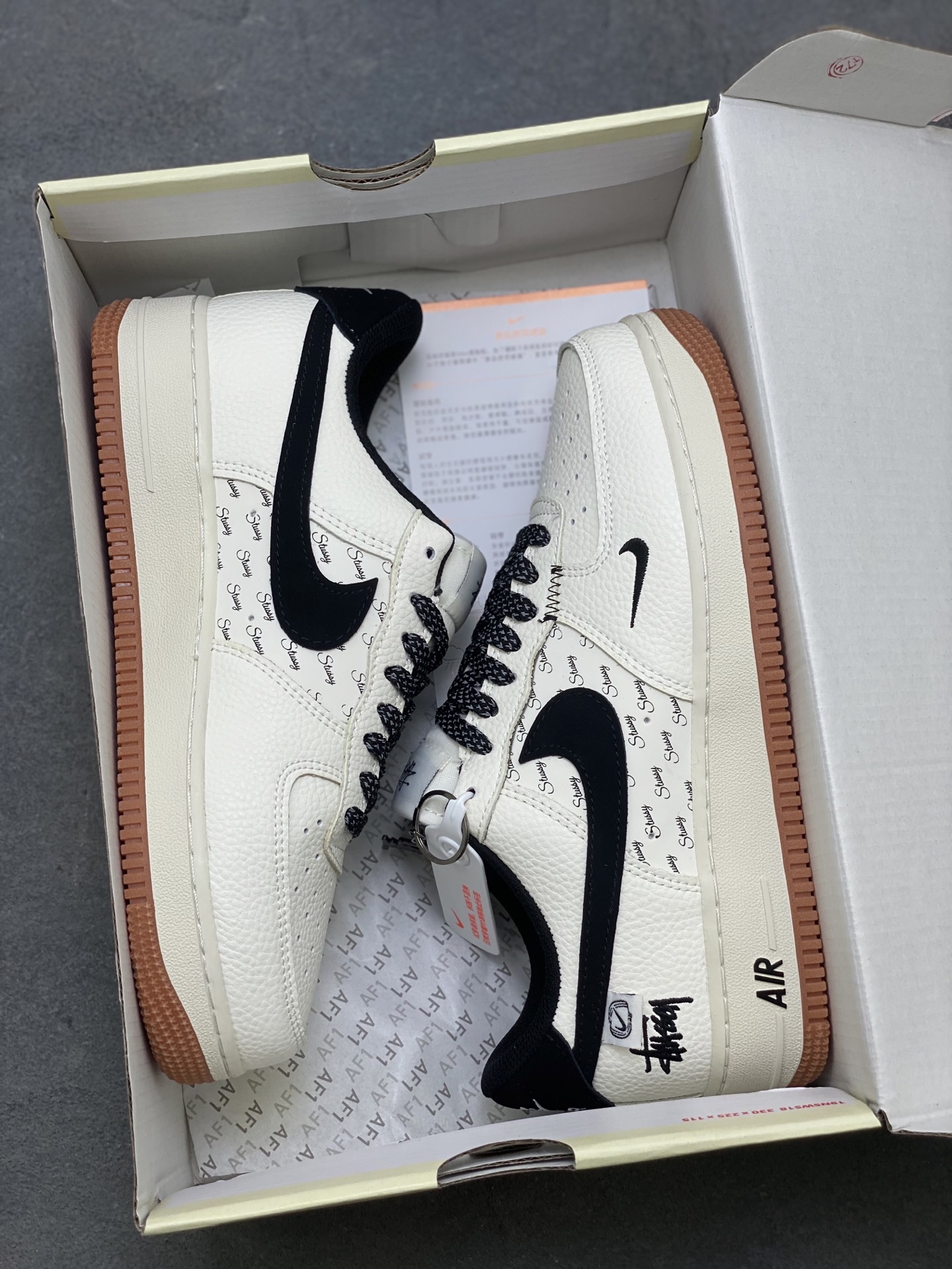Nike Air Force 1 '07 Low Stussy Collab Sneakers Limited Edition - Size 36-45 10 i1754419792556 2494 0 8