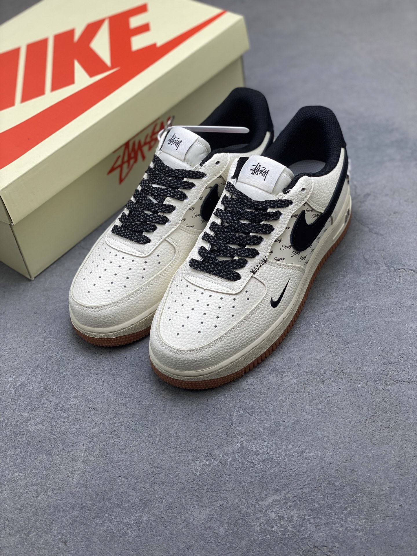 Nike Air Force 1 '07 Low Stussy Collab Sneakers Limited Edition - Size 36-45 9 i1754419792556 5731 0 7
