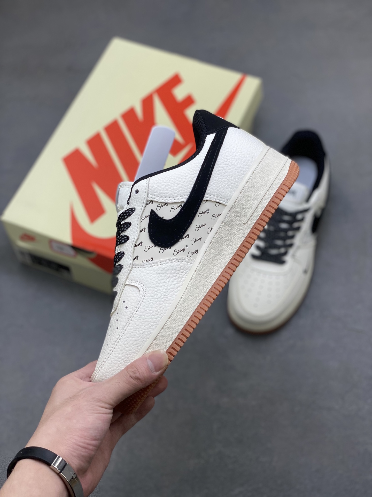 Nike Air Force 1 '07 Low Stussy Collab Sneakers Limited Edition - Size 36-45 4 i1754419798137 8628 0 2