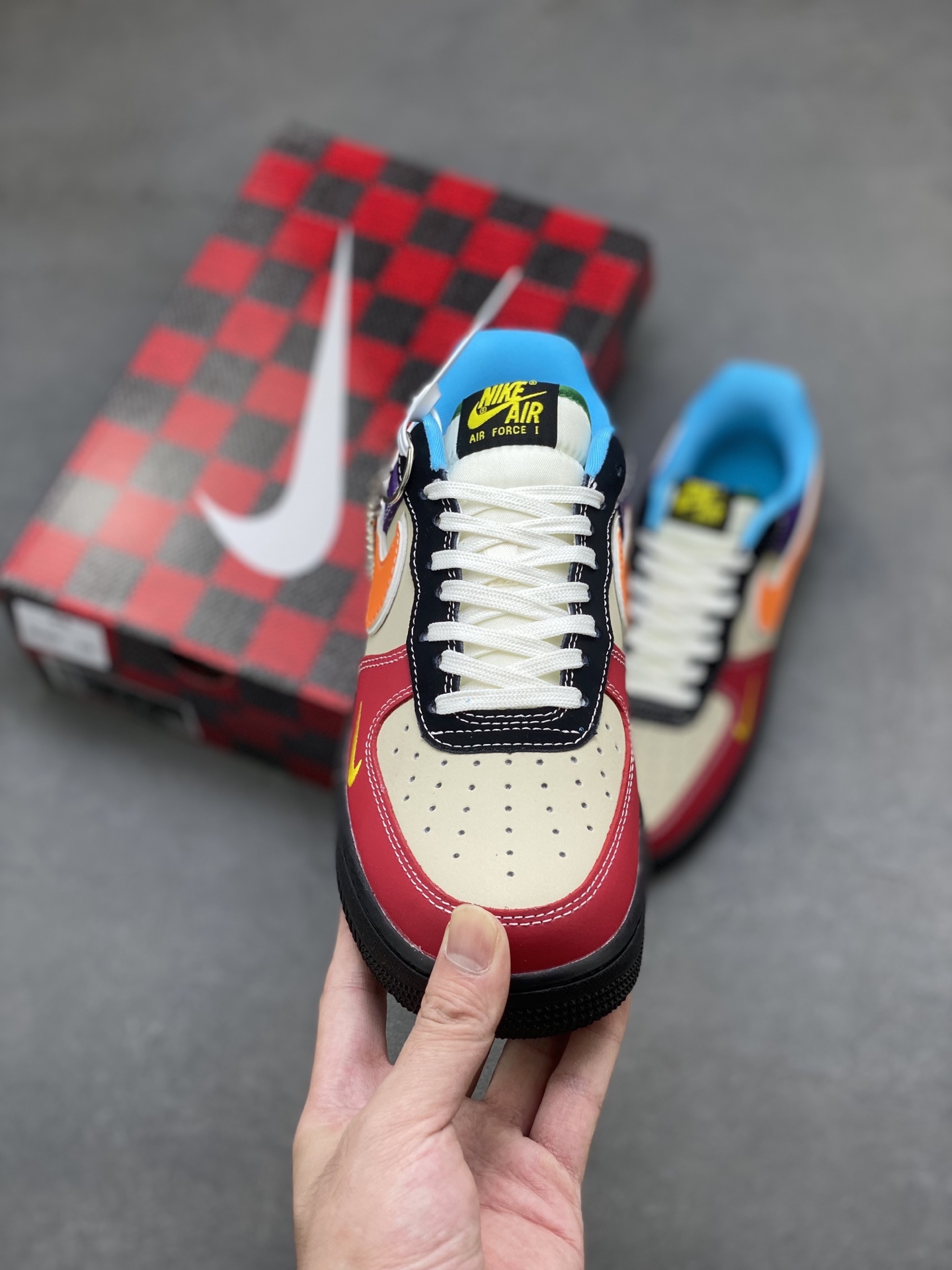Nike Air Force 1 '07 Low Supreme KB1688-004 Limited Edition Sneakers 3 i1754419978645 8646 0 1