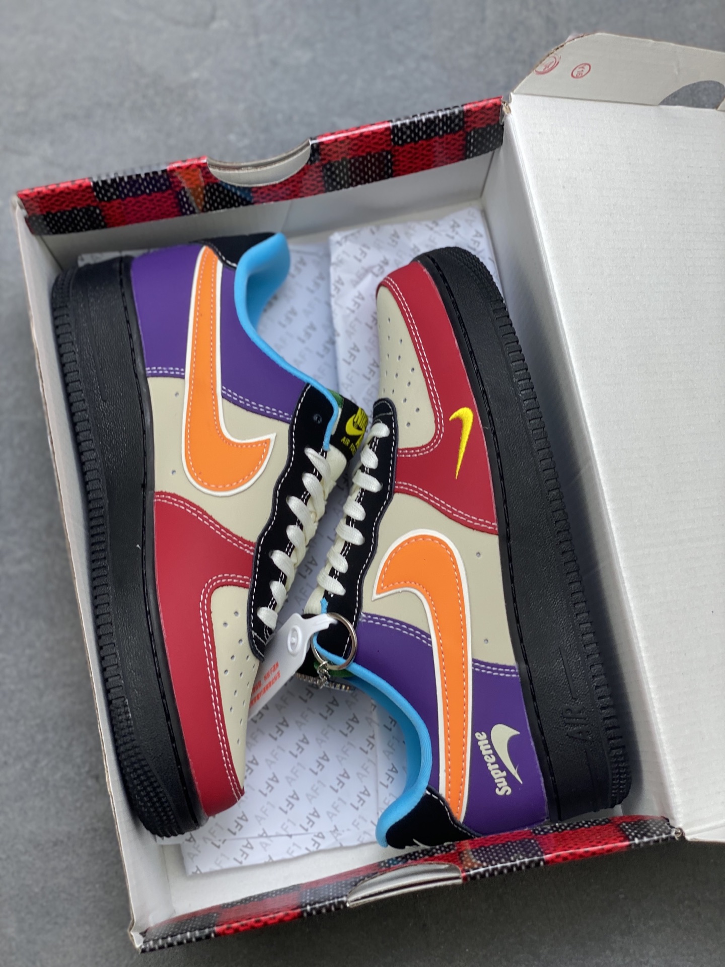 Nike Air Force 1 '07 Low Supreme KB1688-004 Limited Edition Sneakers 10 i1754419983270 9403 0 8