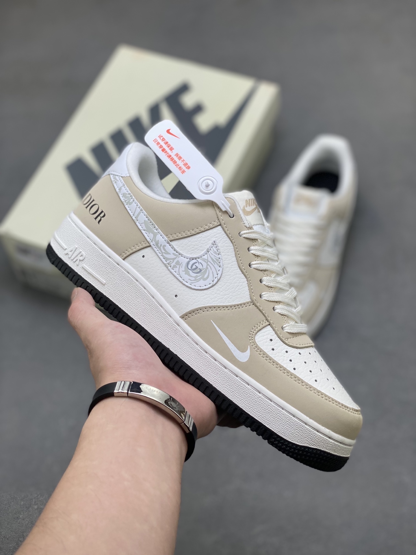 Nike Air Force 1 '07 Low Sneakers - Beige/White, Limited Edition 2 i1754420035895 7496 0 0
