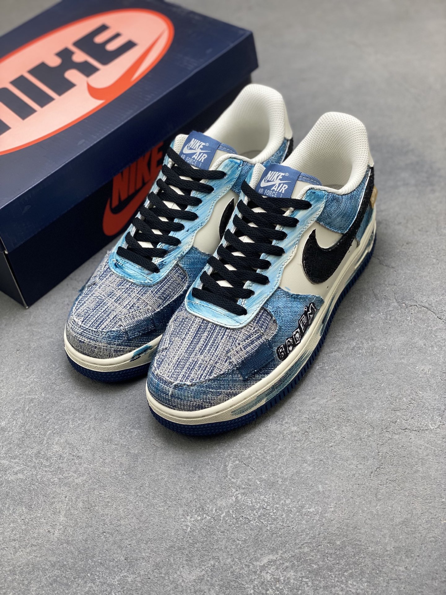 Nike Air Force 1 '07 Low Denim Sneakers Limited Edition - FB0607-770 9 i1754420214295 8478 0 7