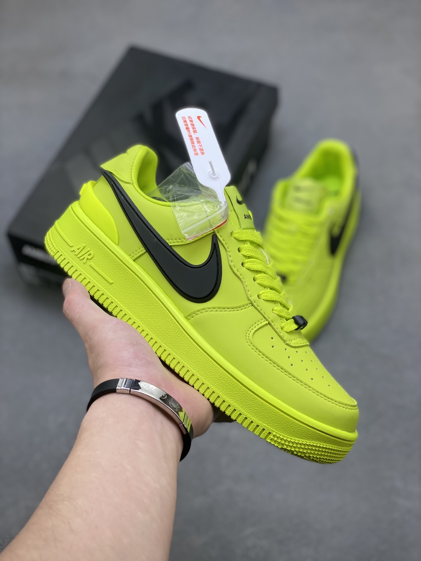 Nike Air Force 1 Low AMBUSH Collab Neon Green/Black Sneakers DV3464-100 2 i1754420403475 4696 0 0