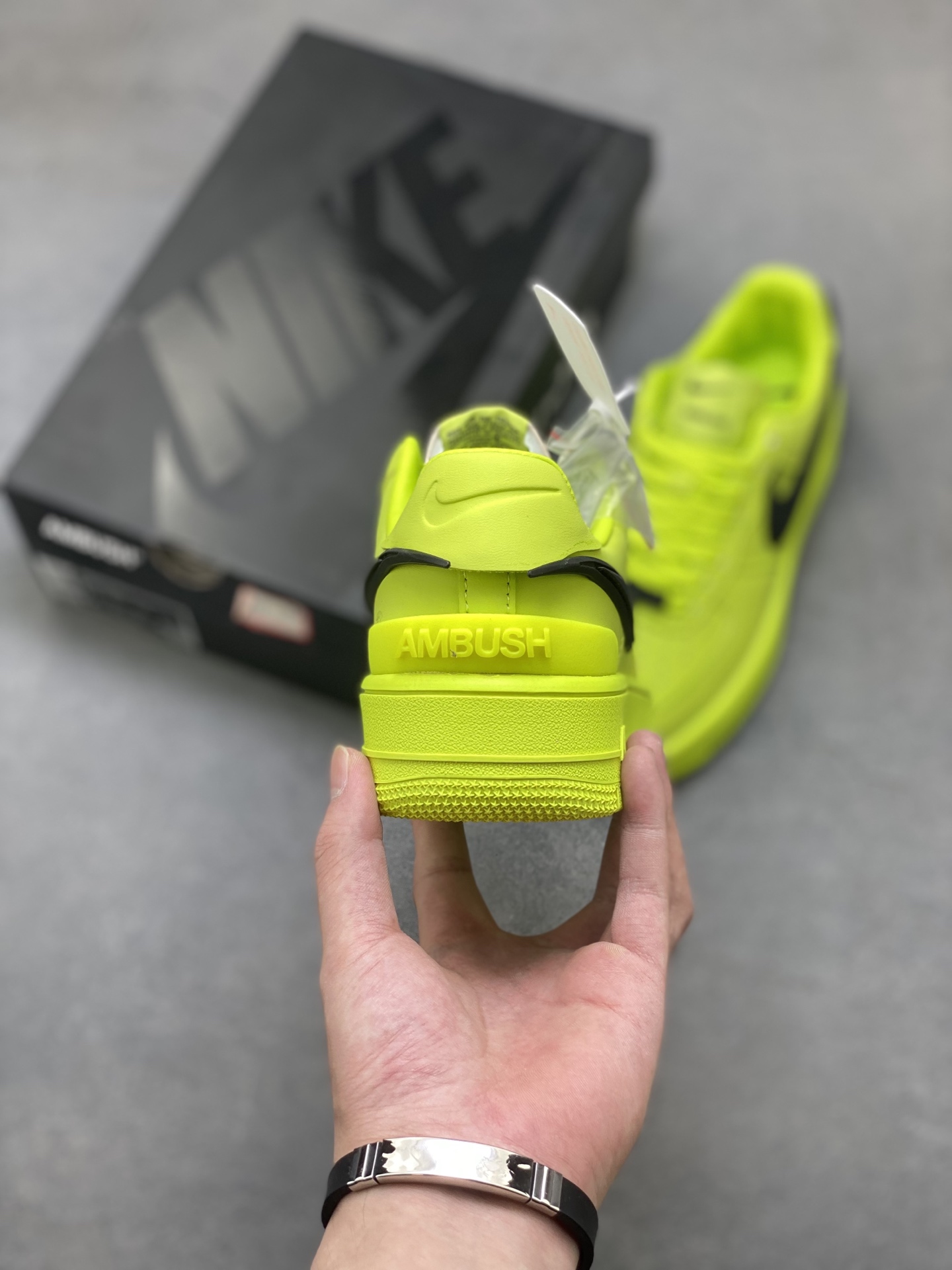 Nike Air Force 1 Low AMBUSH Collab Neon Green/Black Sneakers DV3464-100 5 i1754420403542 7132 0 3