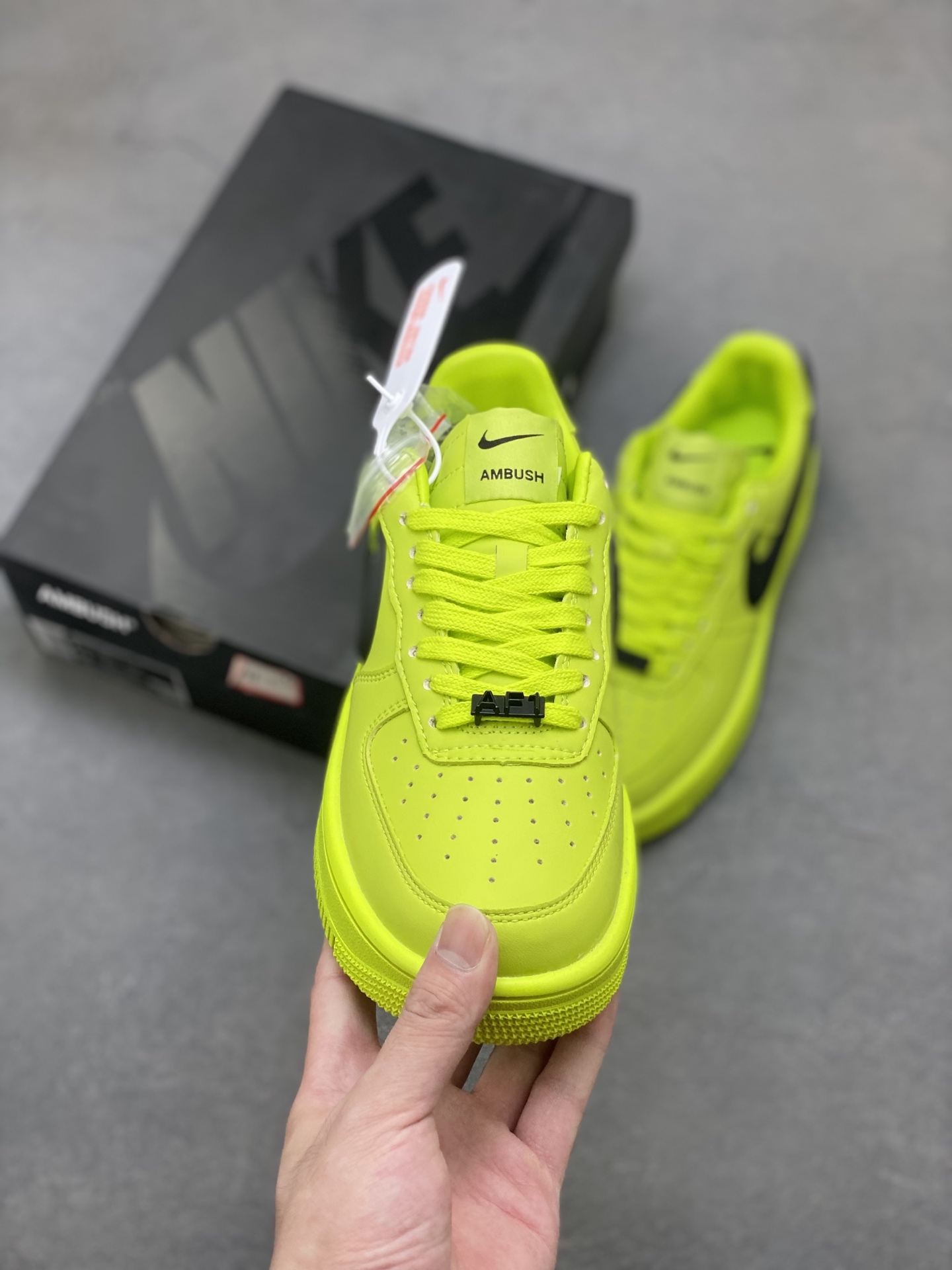 Nike Air Force 1 Low AMBUSH Collab Neon Green/Black Sneakers DV3464-100 3 i1754420408918 1355 0 1