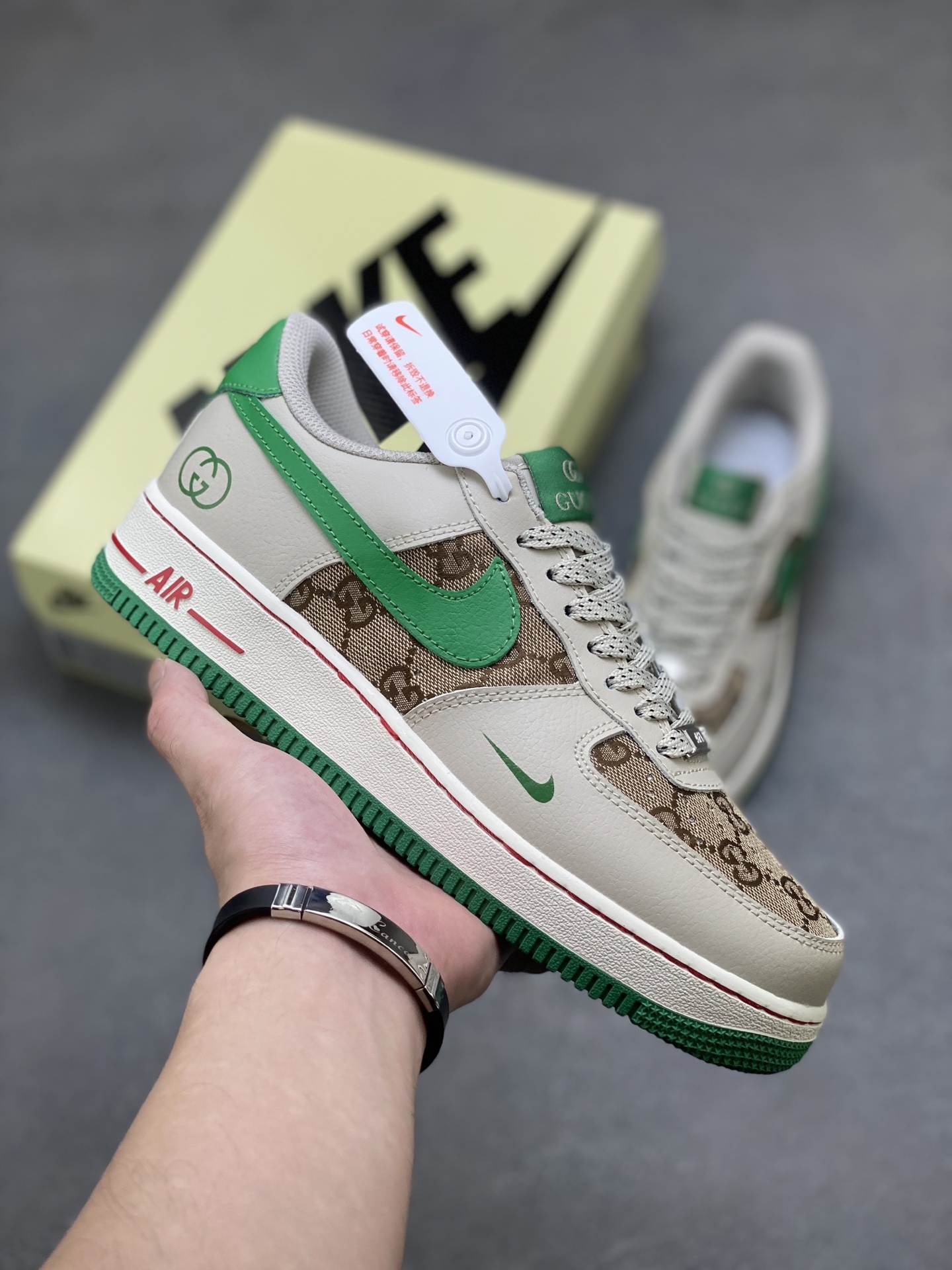 Nike Air Force 1 '07 Low Custom Gucci Sneakers - Limited Edition Style 2 i1754505329744 2514 0 0