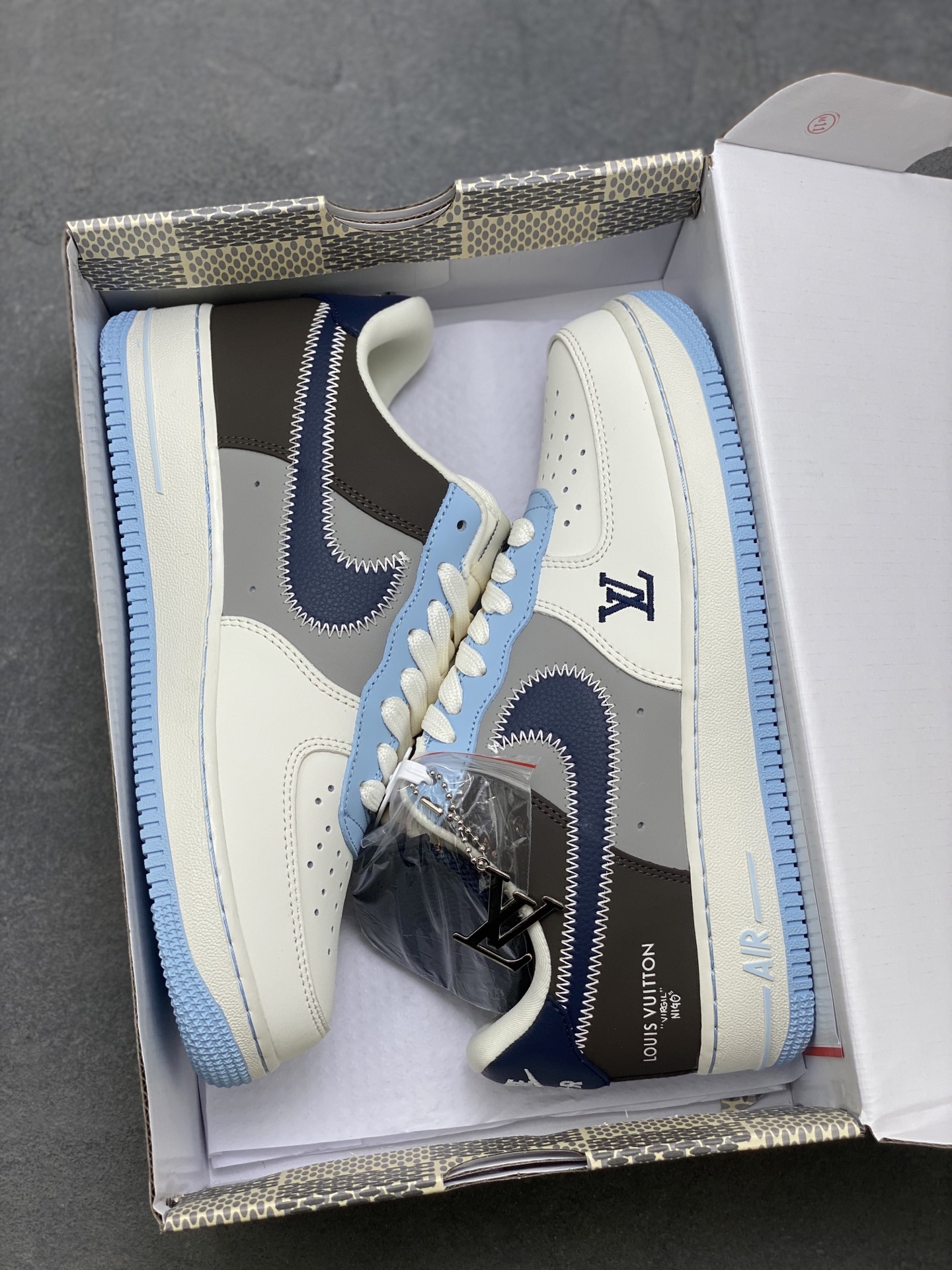 Nike Air Force 1 '07 Low Louis Vuitton Custom Sneakers - Limited Edition 10 i1754505419948 5899 0 8