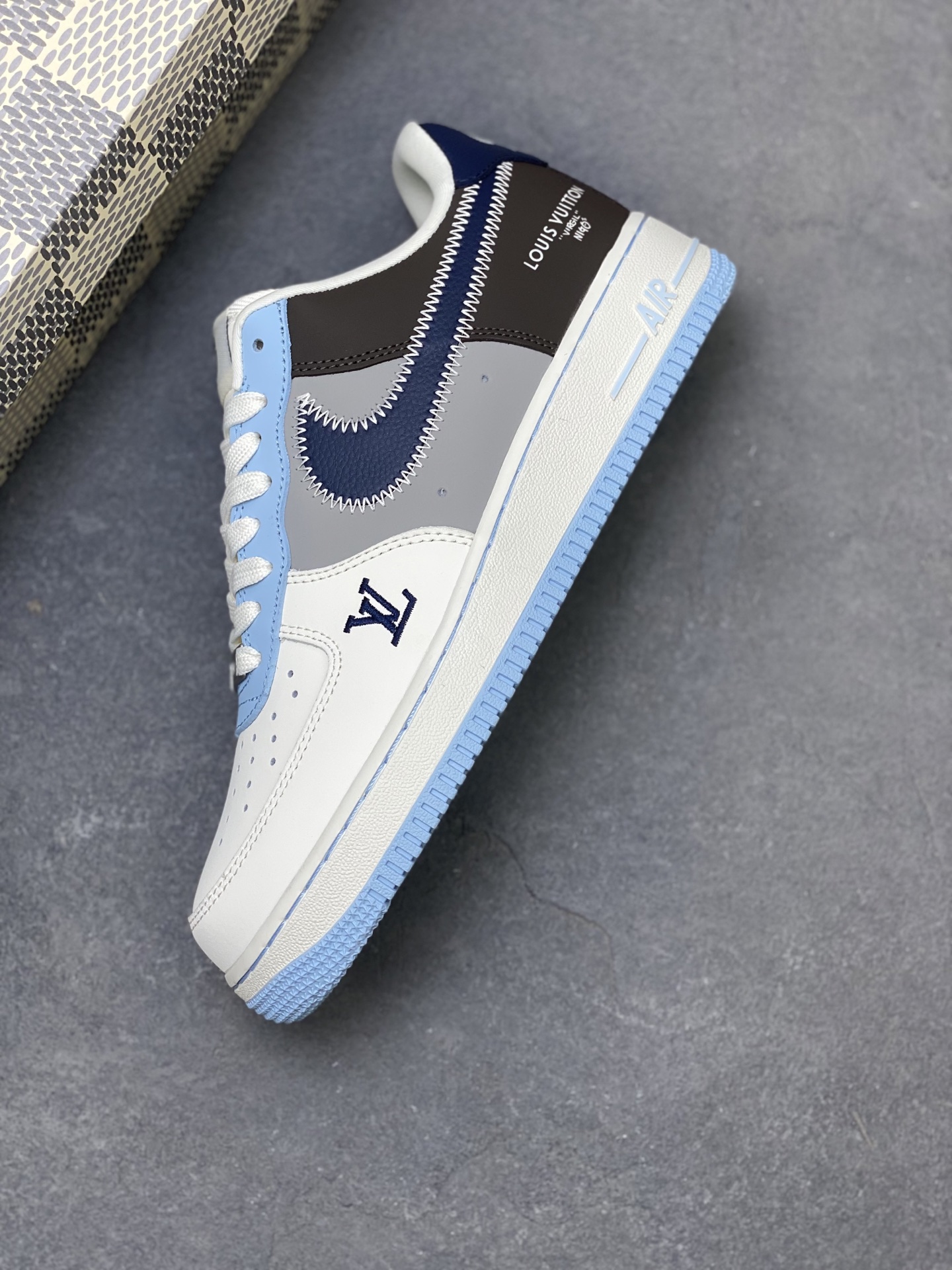 Nike Air Force 1 '07 Low Louis Vuitton Custom Sneakers - Limited Edition 8 i1754505420237 3815 0 6