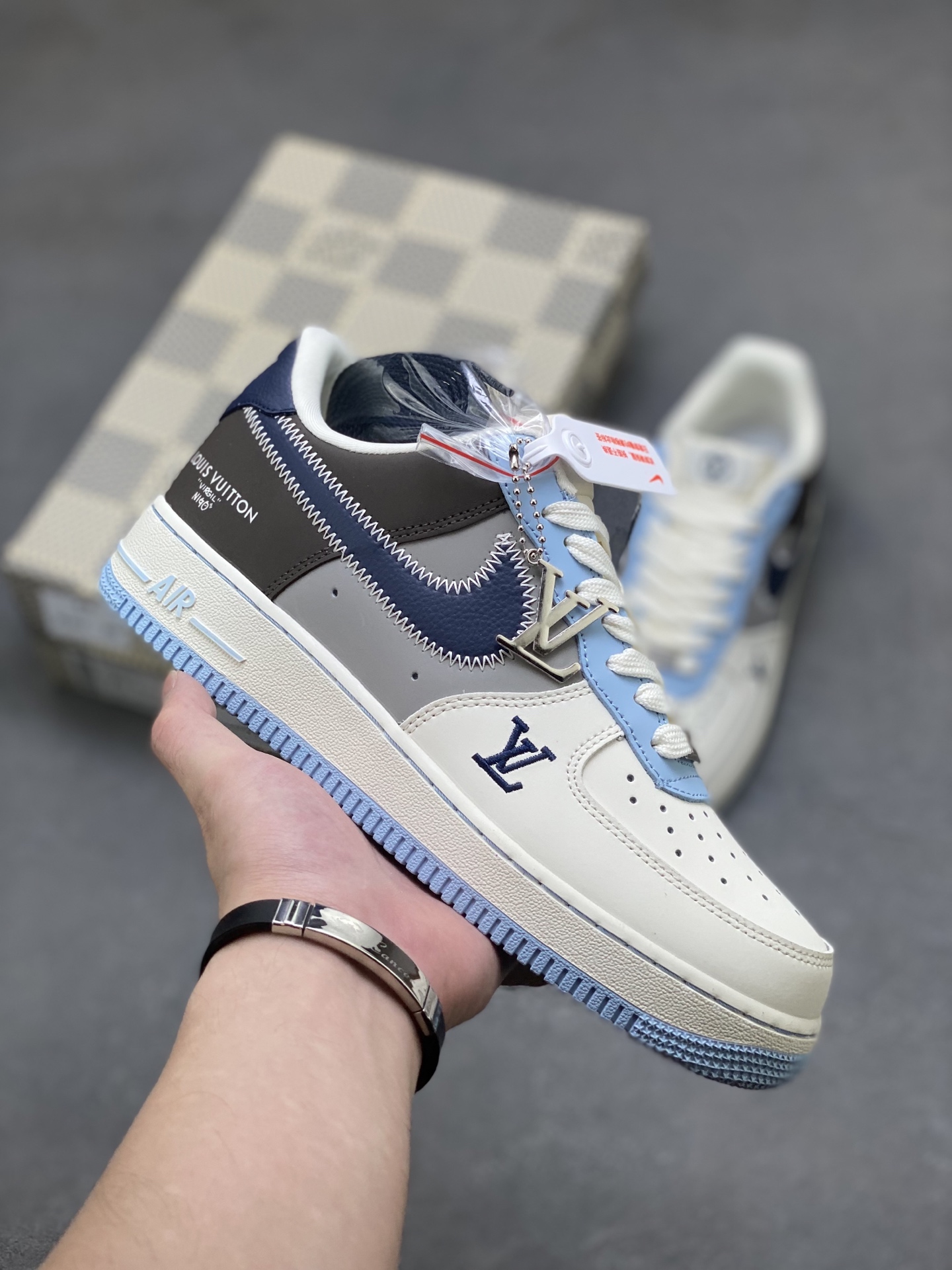 Nike Air Force 1 '07 Low Louis Vuitton Custom Sneakers - Limited Edition 2 i1754505427485 2353 0 0