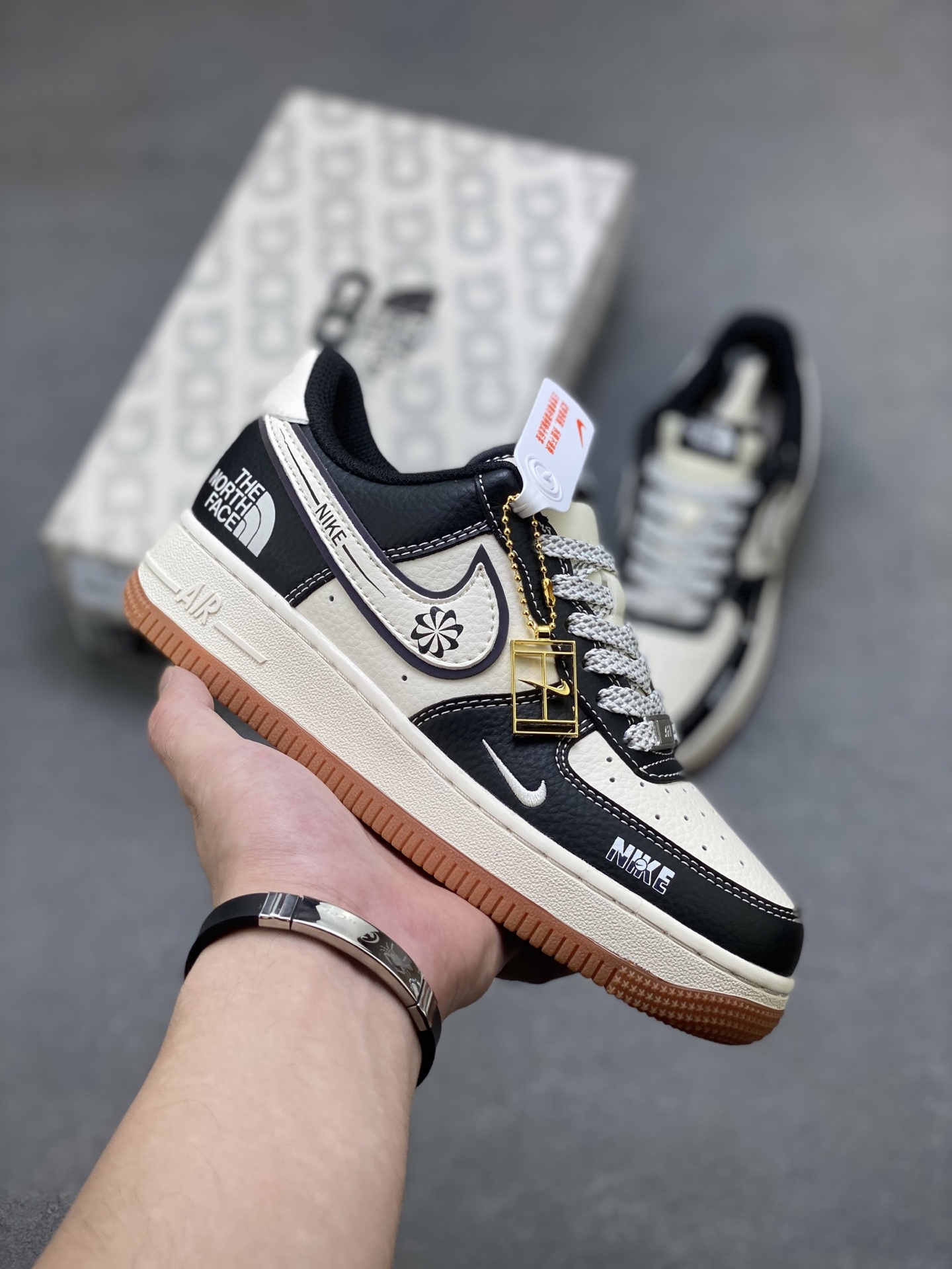 Nike Air Force 1 '07 Low Black/Cream Limited Edition Sneakers - Size 36-45 2 i1754670158719 794 0 0