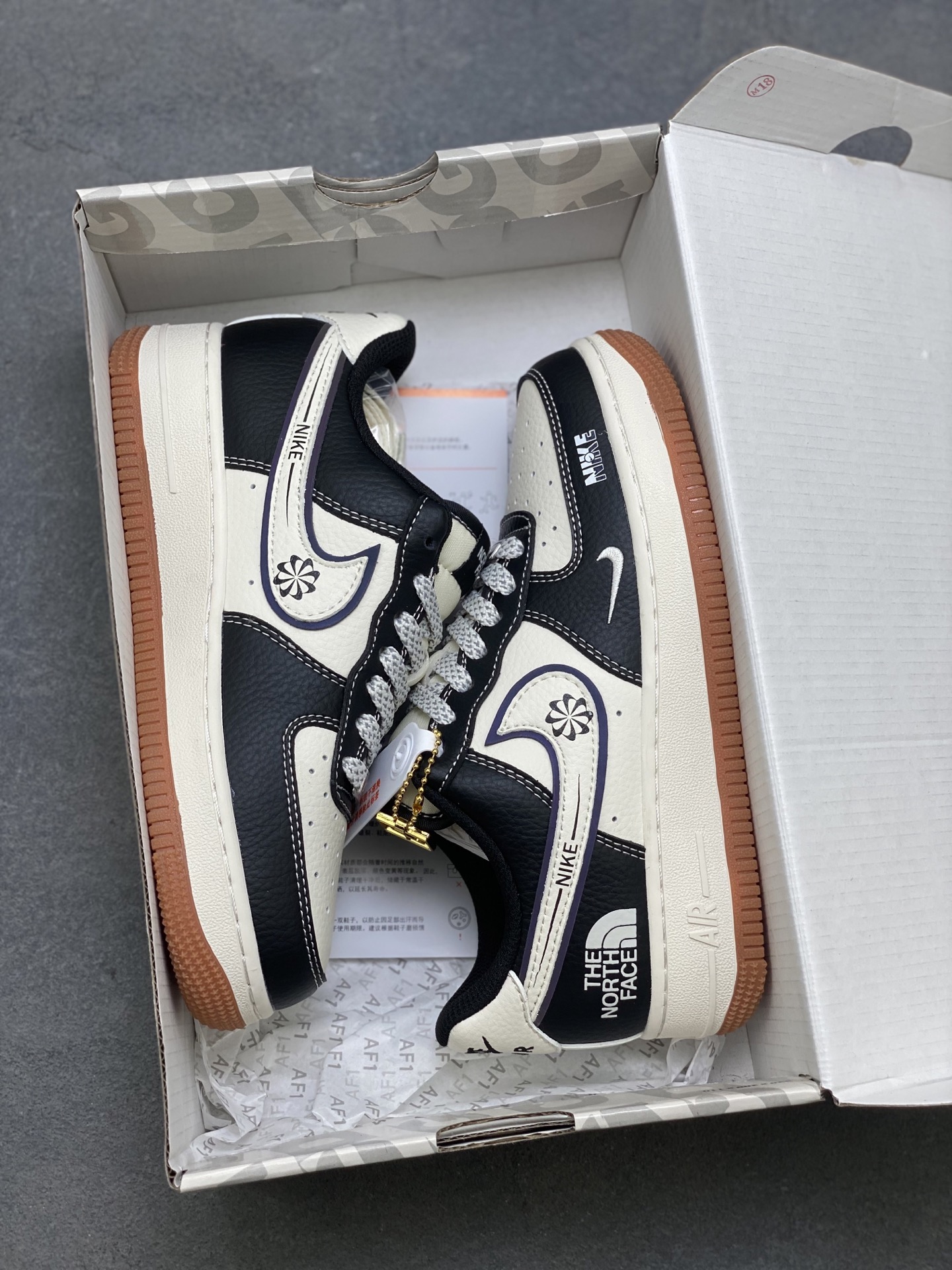 Nike Air Force 1 '07 Low Black/Cream Limited Edition Sneakers - Size 36-45 10 i1754670162755 7784 0 8