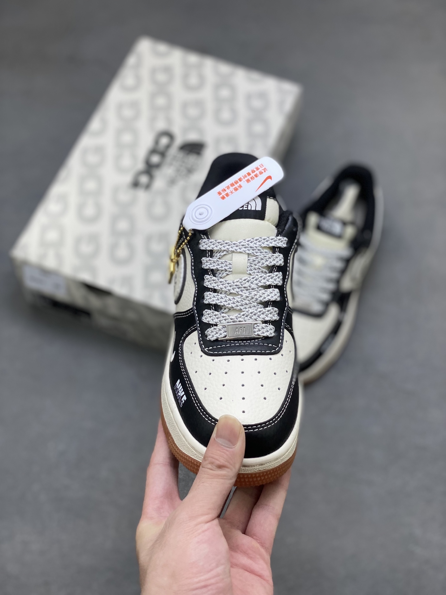 Nike Air Force 1 '07 Low Black/Cream Limited Edition Sneakers - Size 36-45 3 i1754670162898 9414 0 1