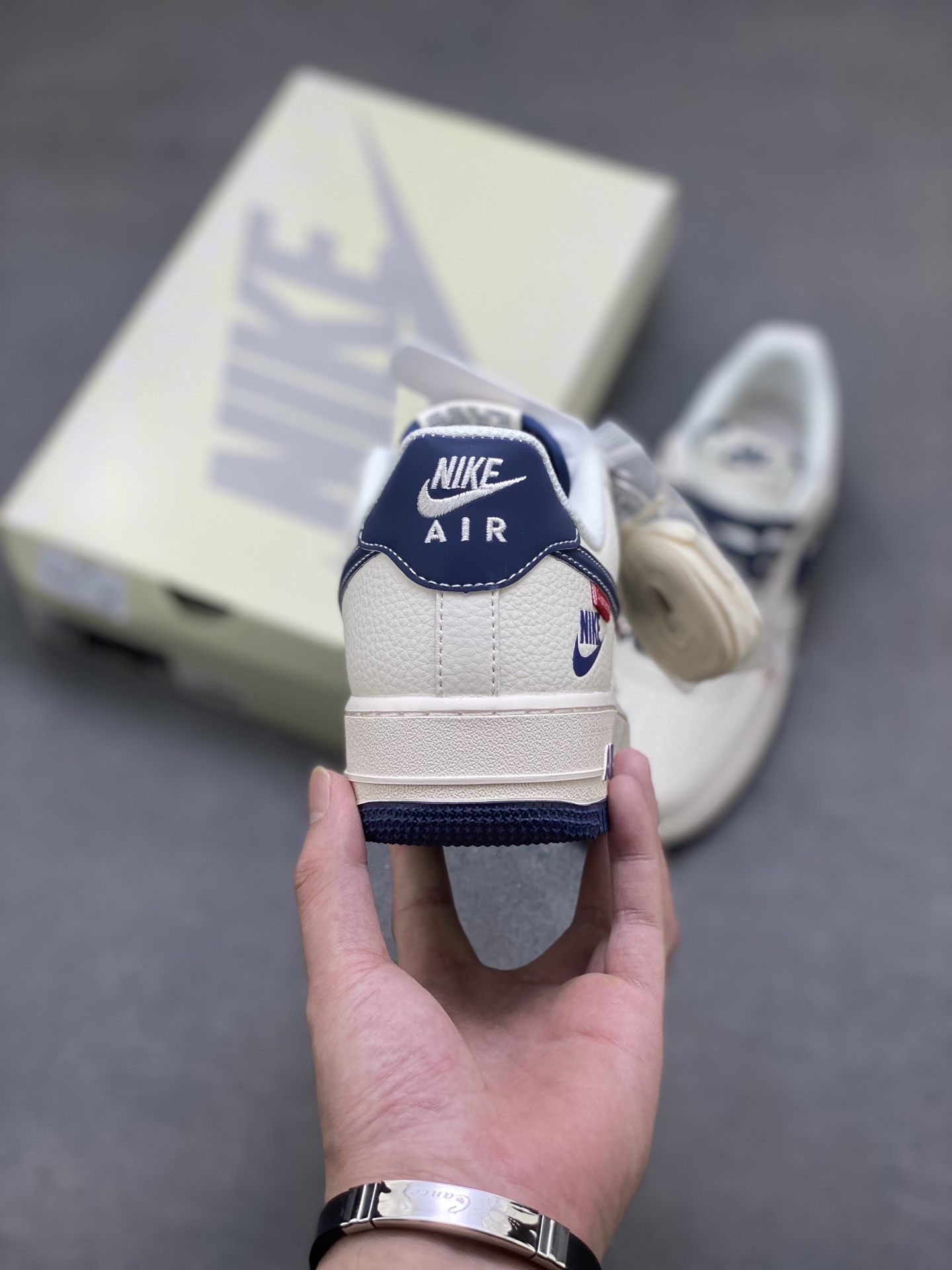 Nike Air Force 1 '07 Low: Cream, Navy & Red Accents - Limited Edition Sneakers 5 i1754670262721 5907 0 3