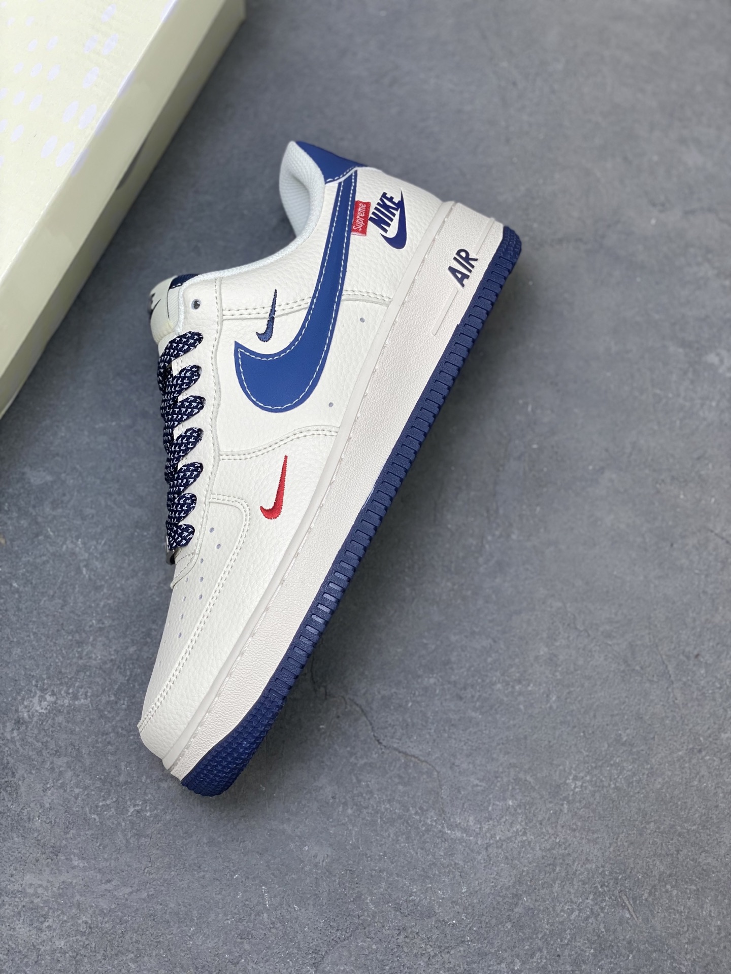 Nike Air Force 1 '07 Low: Cream, Navy & Red Accents - Limited Edition Sneakers 8 i1754670268792 4116 0 6