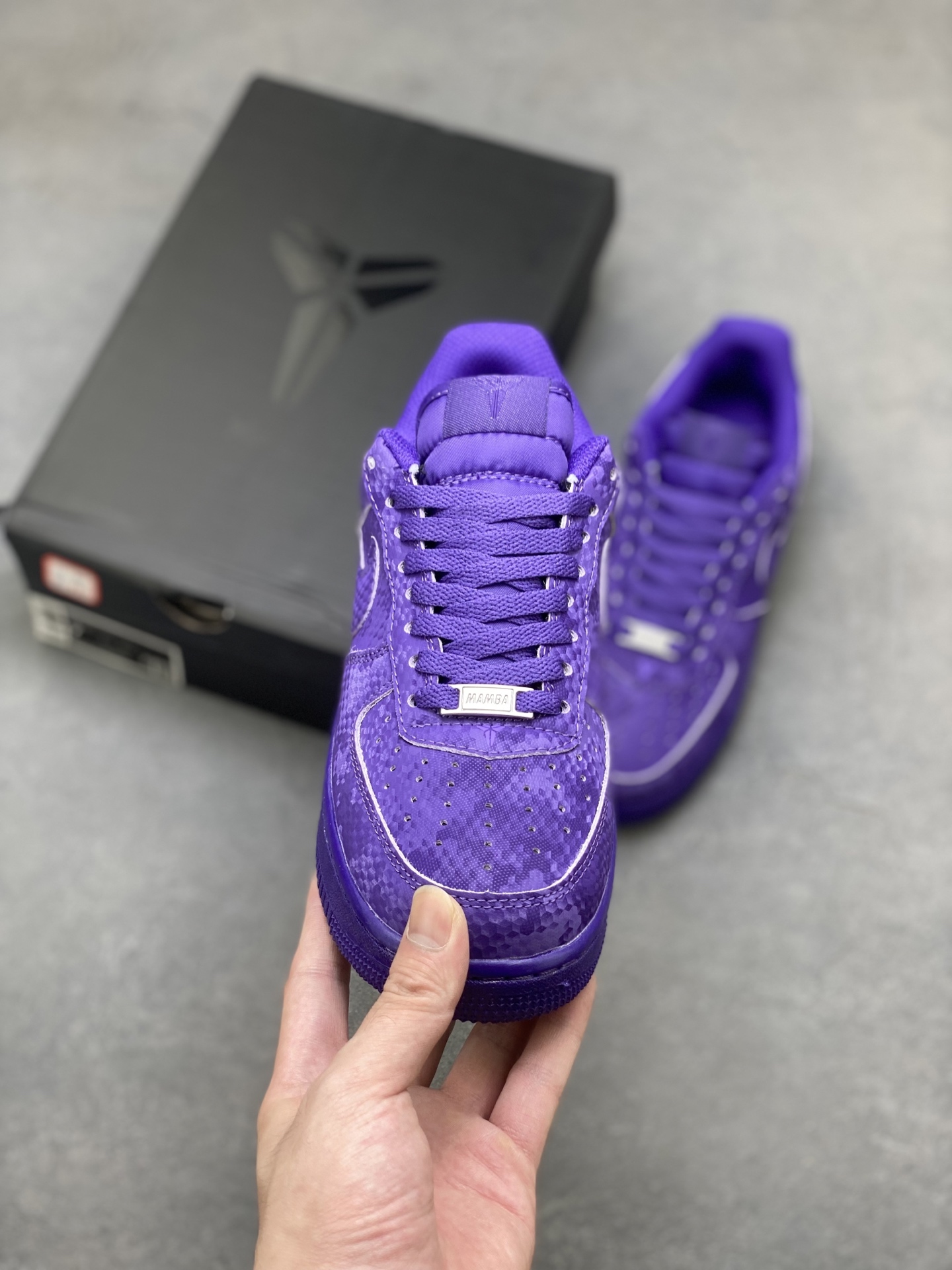 Nike Air Force 1 '07 Low Purple Snake Skin Casual Sneakers 3 i1754670312941 4546 0 1