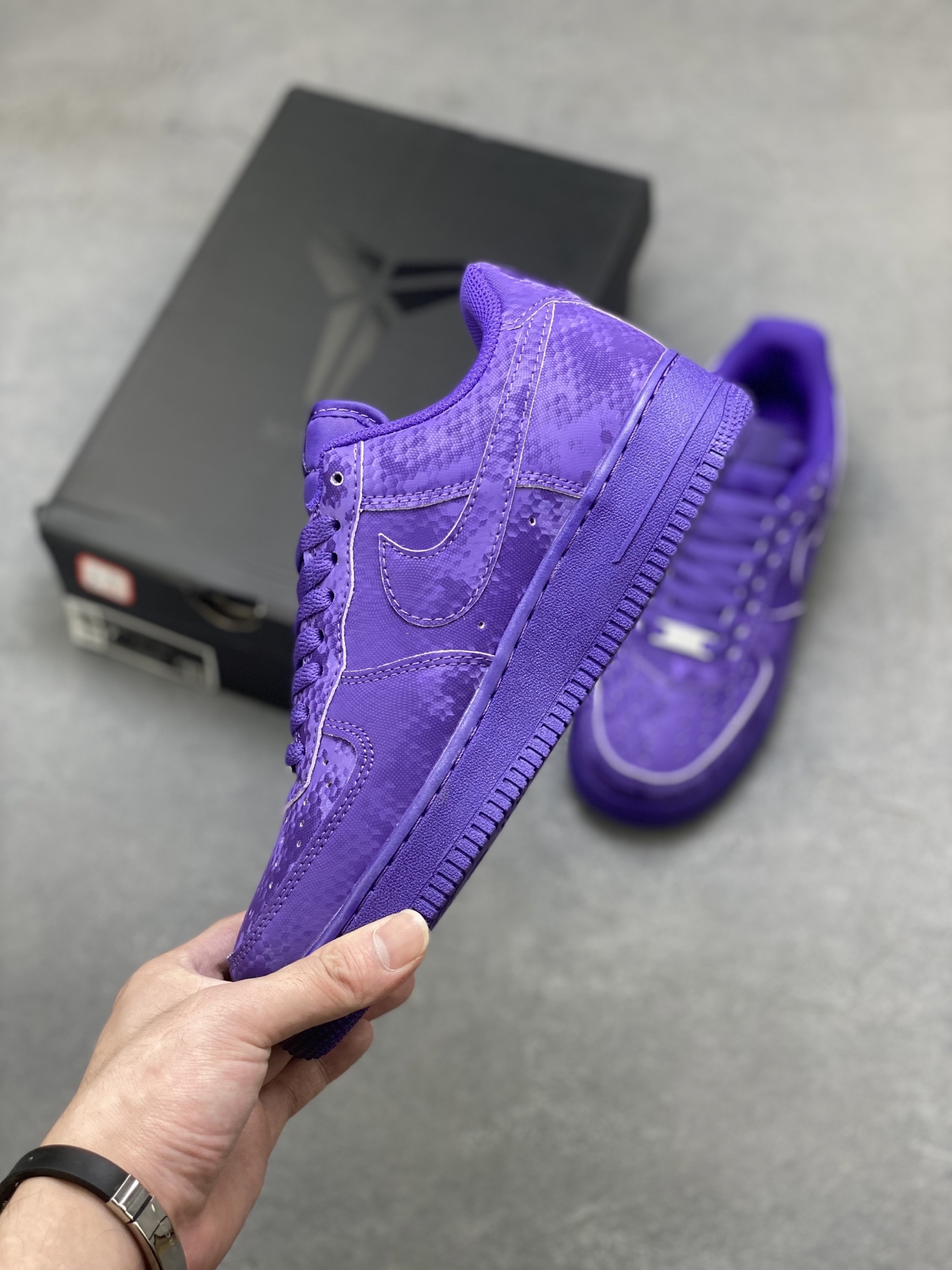 Nike Air Force 1 '07 Low Purple Snake Skin Casual Sneakers 4 i1754670317542 5675 0 2
