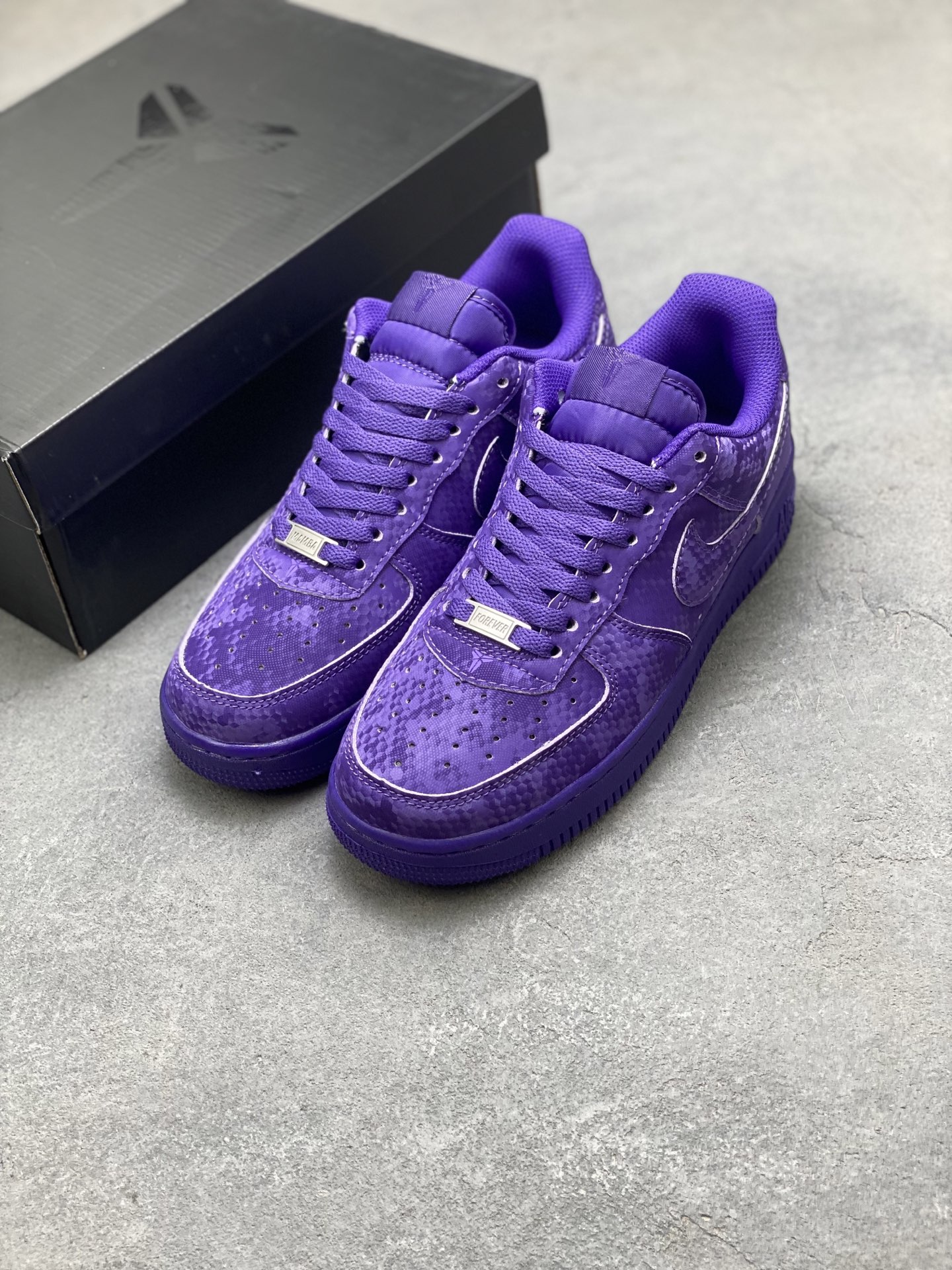 Nike Air Force 1 '07 Low Purple Snake Skin Casual Sneakers 9 i1754670317571 7305 0 7