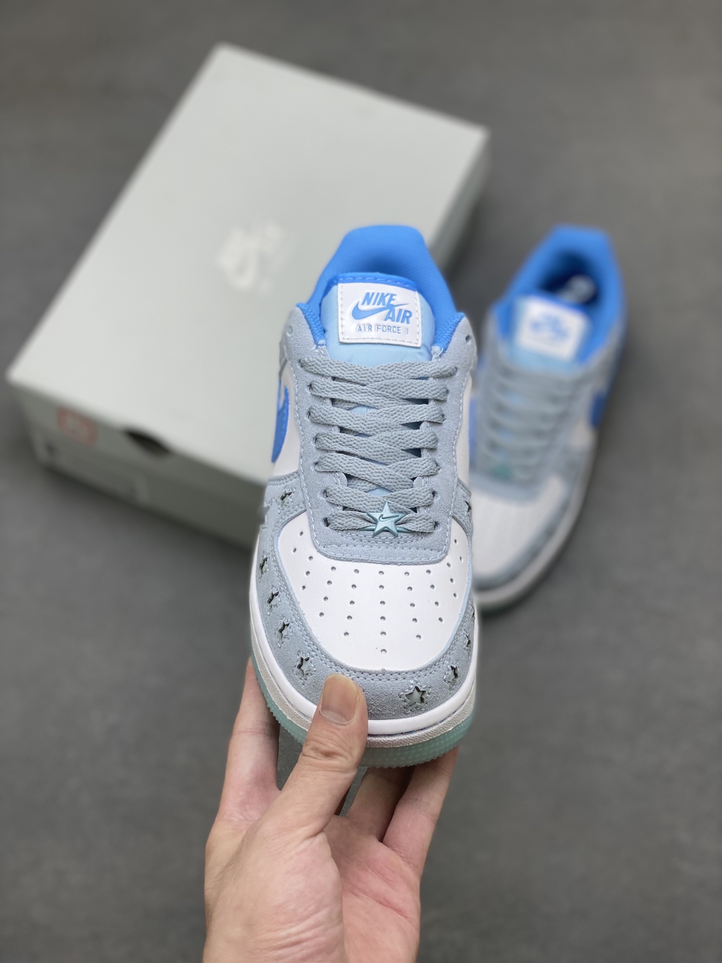 Nike Air Force 1 '07 Low Blue Star Sneakers HQ8051-400 Limited Edition 3 i1754670403558 1636 0 1