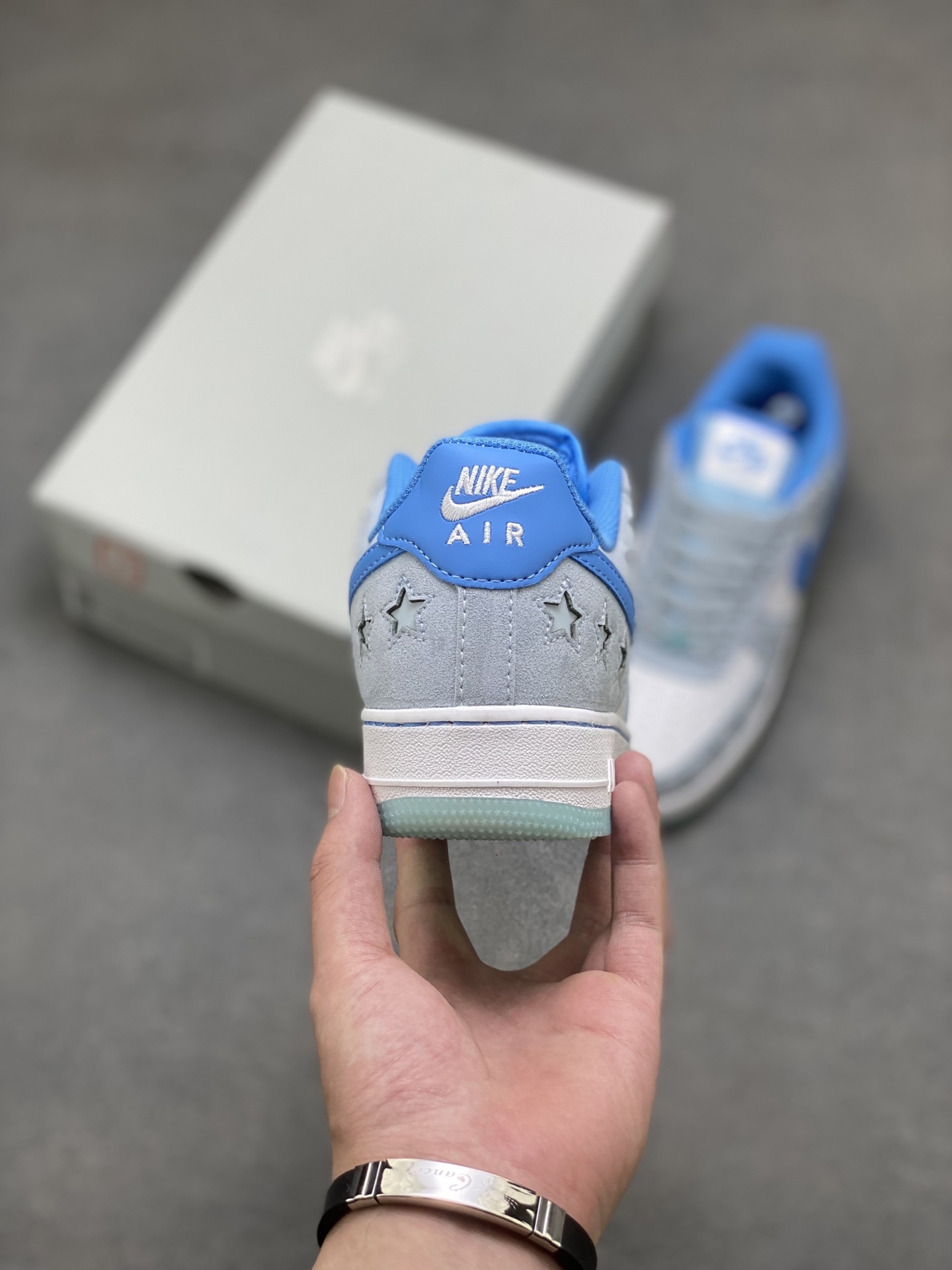 Nike Air Force 1 '07 Low Blue Star Sneakers HQ8051-400 Limited Edition 5 i1754670408212 9909 0 3