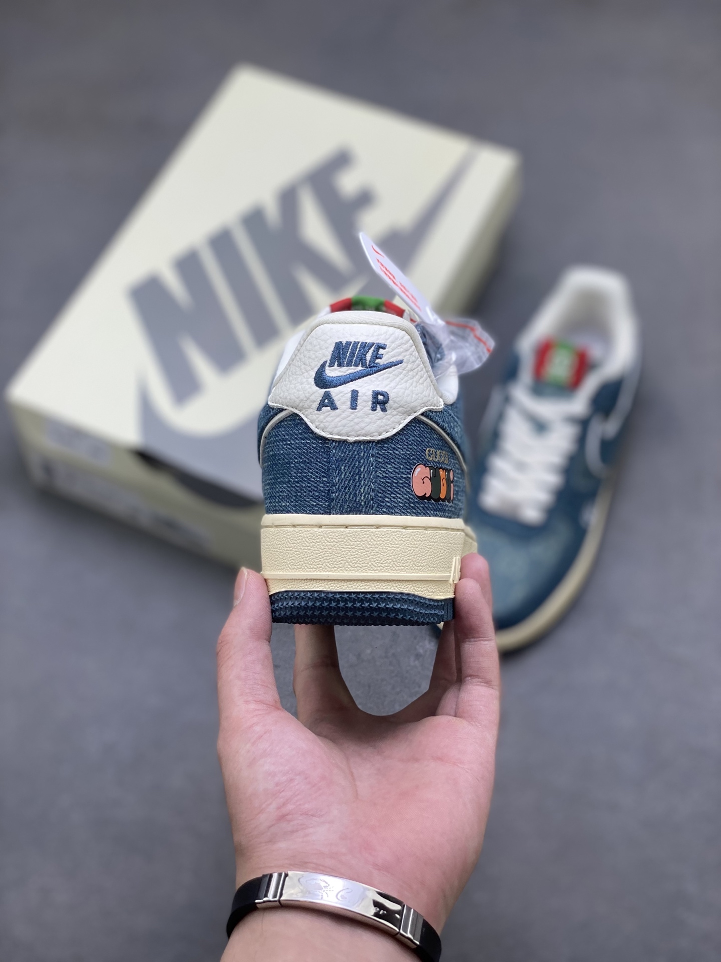 Nike Air Force 1 '07 Low Denim Gucci Sneakers 5 i1754756237778 4631 0 3