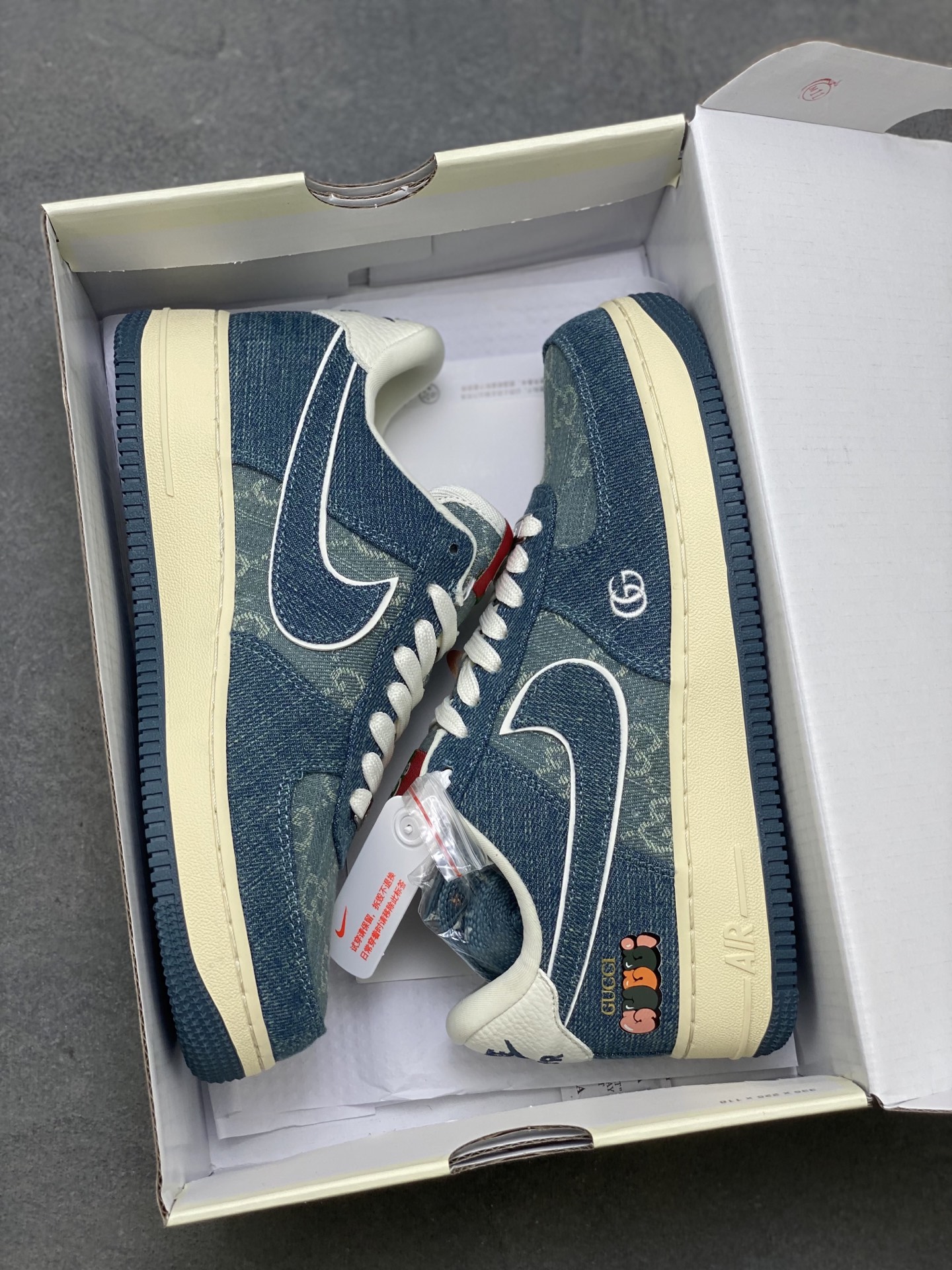 Nike Air Force 1 '07 Low Denim Gucci Sneakers 10 i1754756237840 5542 0 8