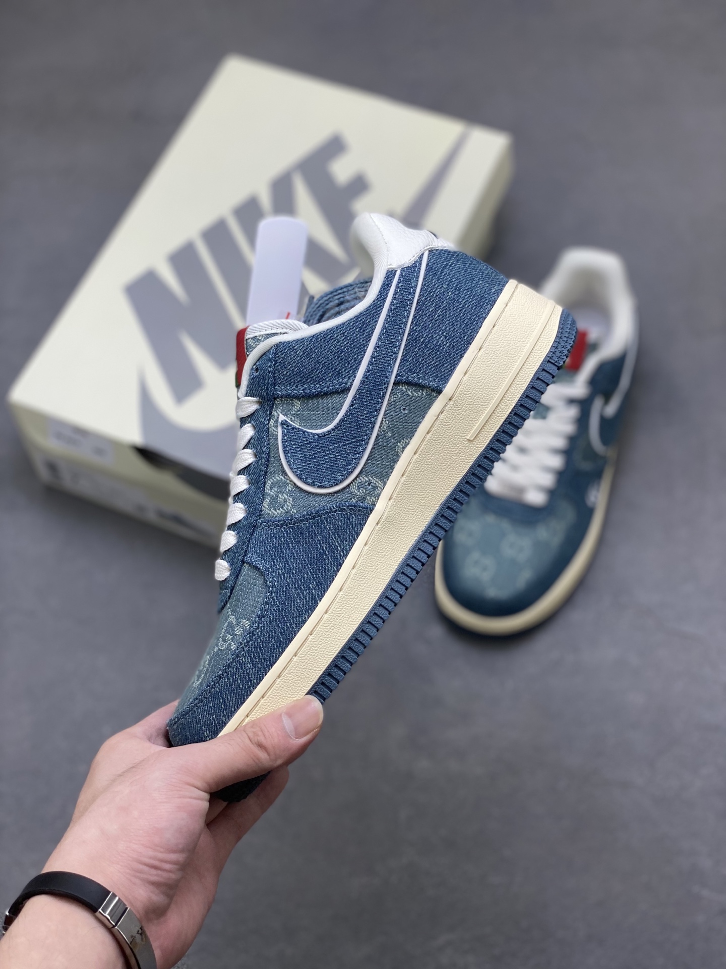 Nike Air Force 1 '07 Low Denim Gucci Sneakers 4 i1754756239726 8668 0 2