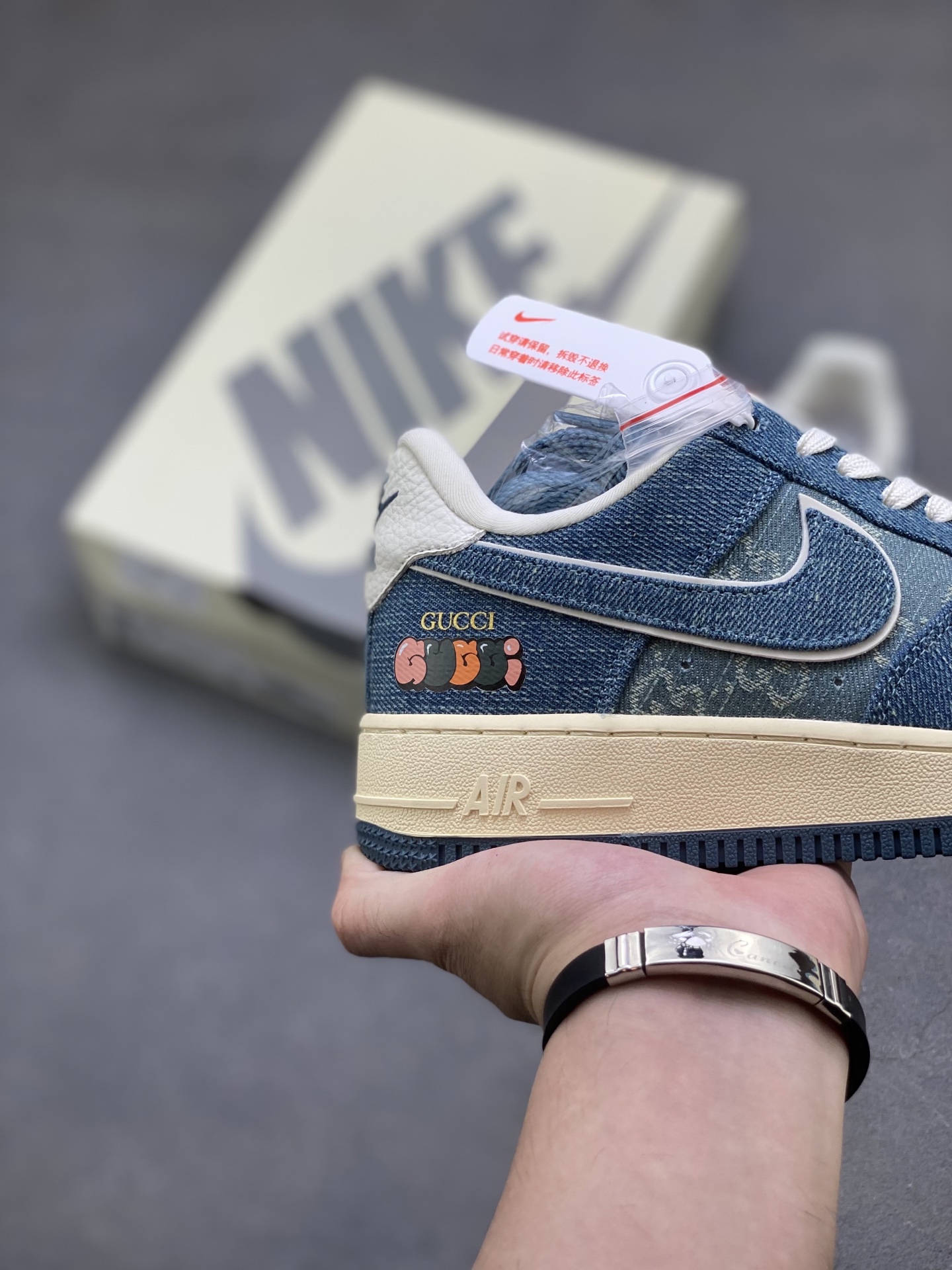 Nike Air Force 1 '07 Low Denim Gucci Sneakers 6 i1754756239745 5808 0 4