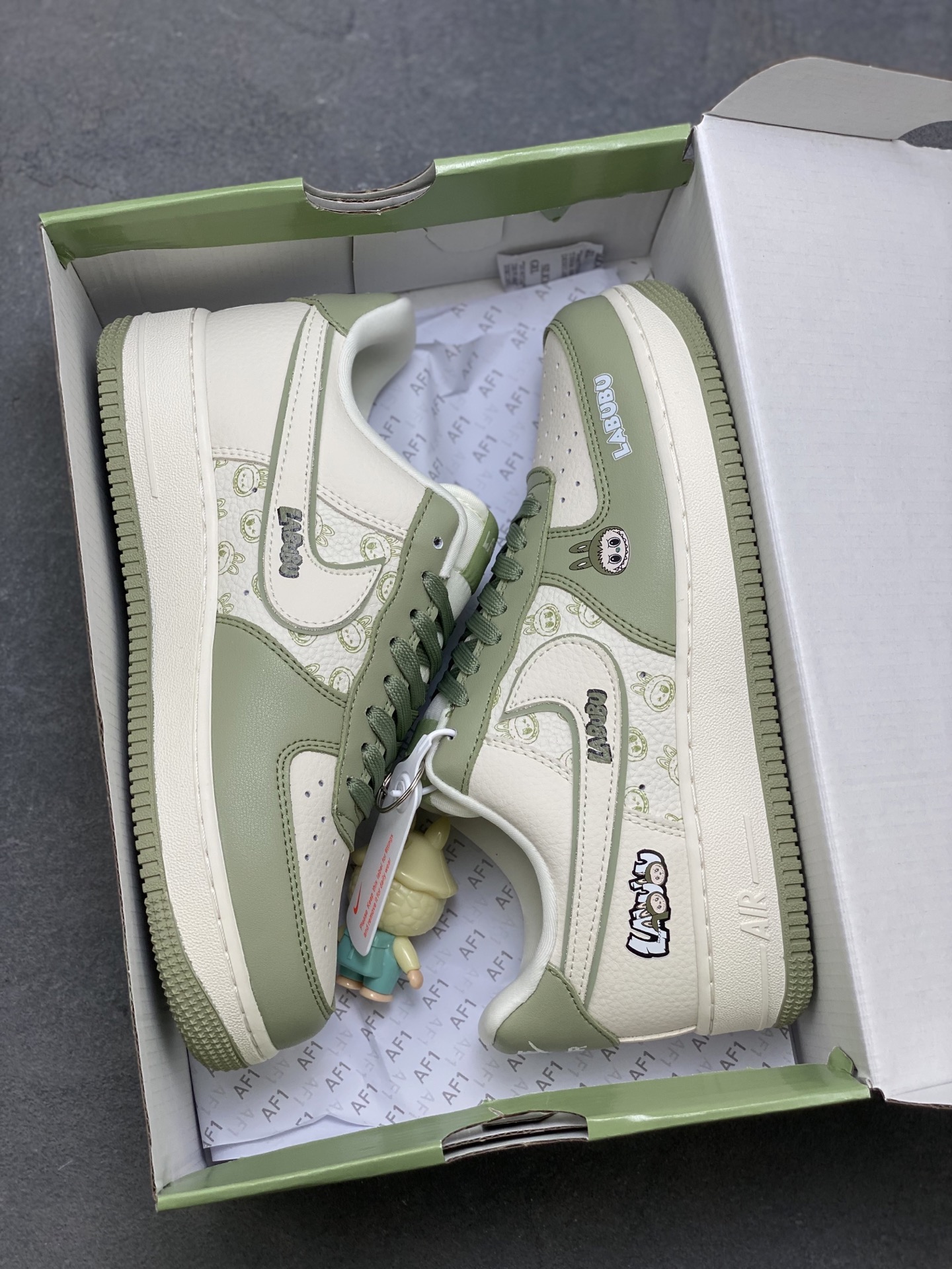 Nike Air Force 1 '07 Low Labubu Olive Green Limited Edition Sneakers 10 i1754756320429 8765 0 8