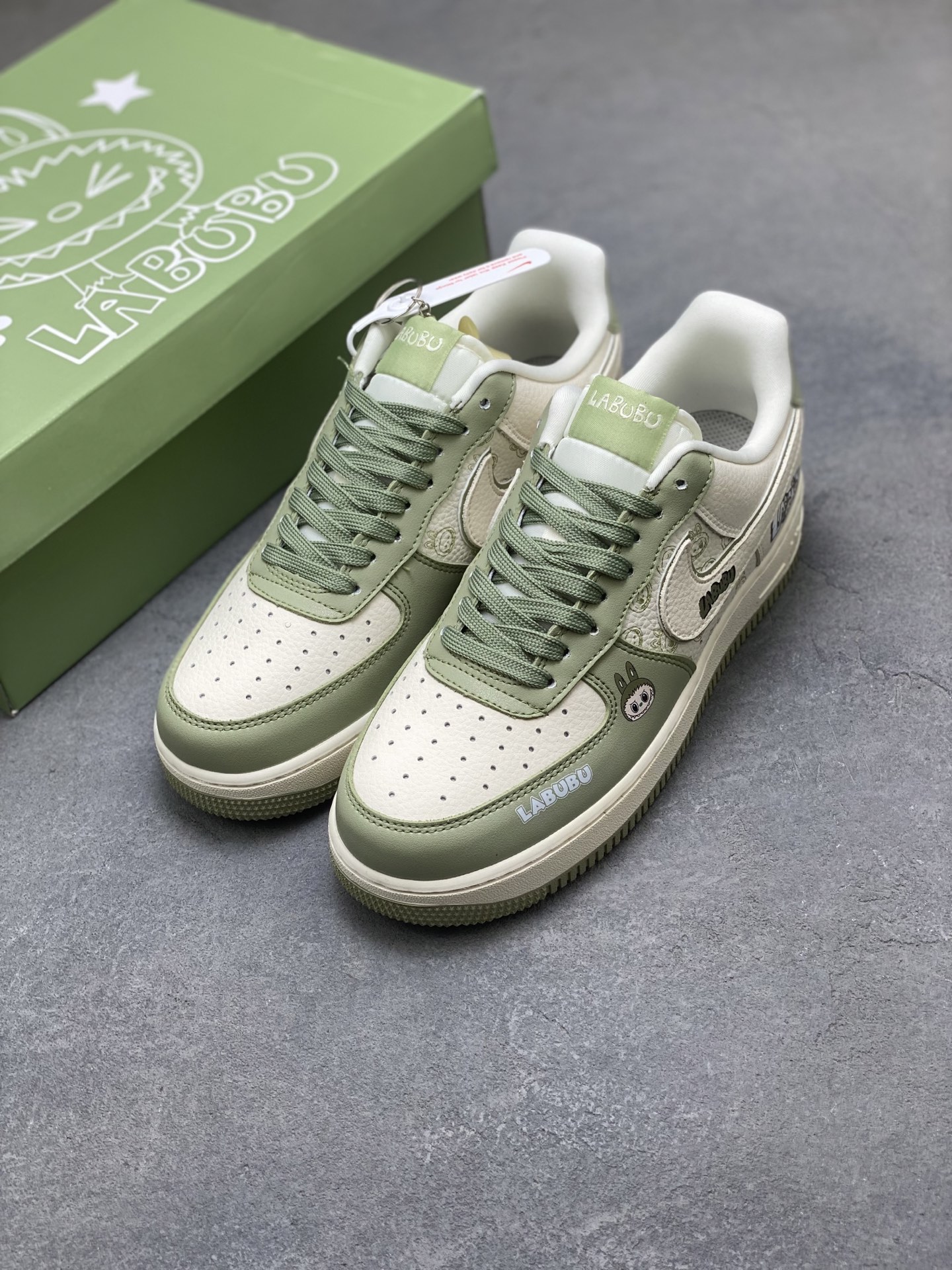 Nike Air Force 1 '07 Low Labubu Olive Green Limited Edition Sneakers 9 i1754756320445 1561 0 7