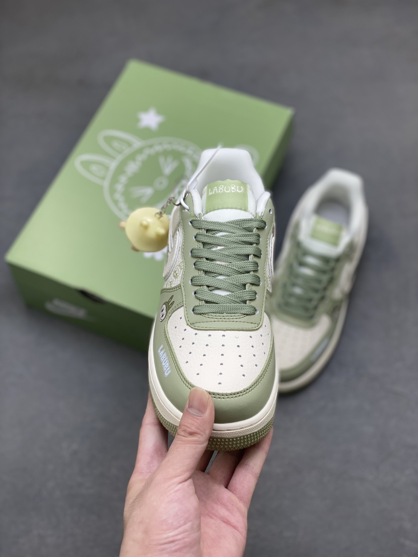 Nike Air Force 1 '07 Low Labubu Olive Green Limited Edition Sneakers 3 i1754756320554 2158 0 1