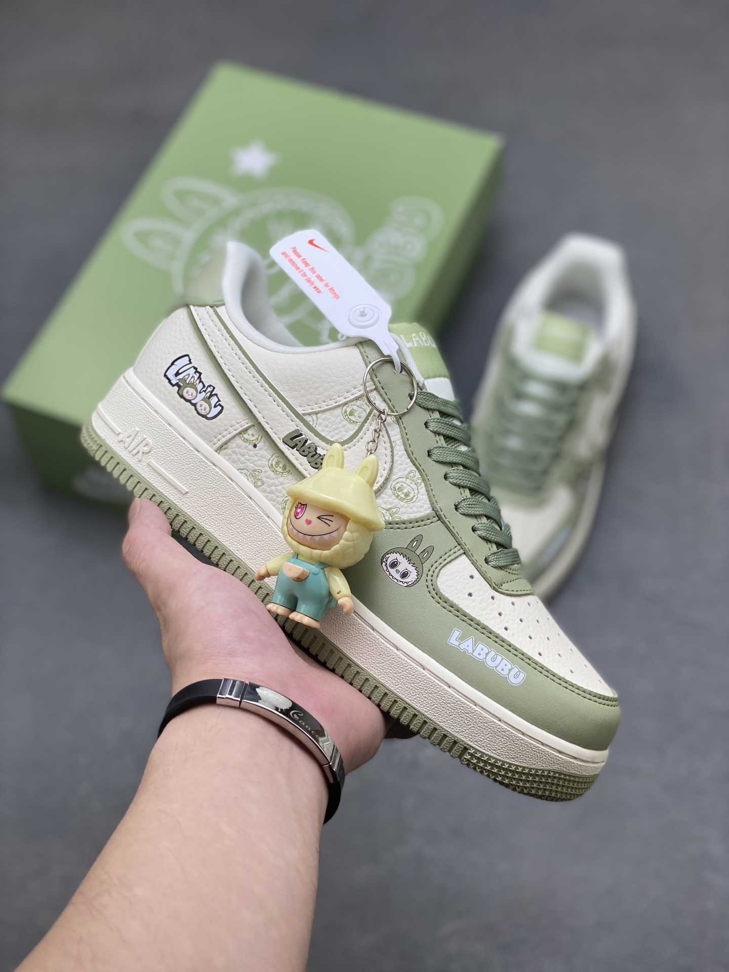 Nike Air Force 1 '07 Low Labubu Olive Green Limited Edition Sneakers 2 i1754756322636 1360 0 0