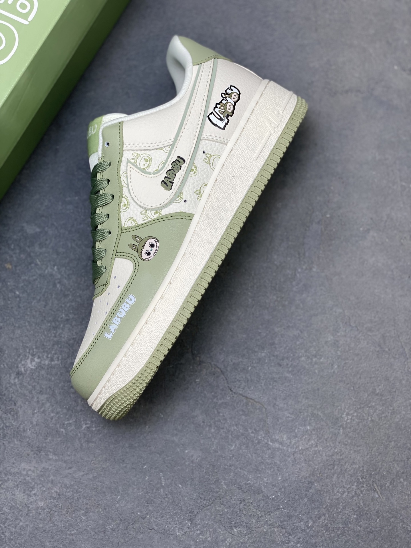 Nike Air Force 1 '07 Low Labubu Olive Green Limited Edition Sneakers 8 i1754756322676 4104 0 6