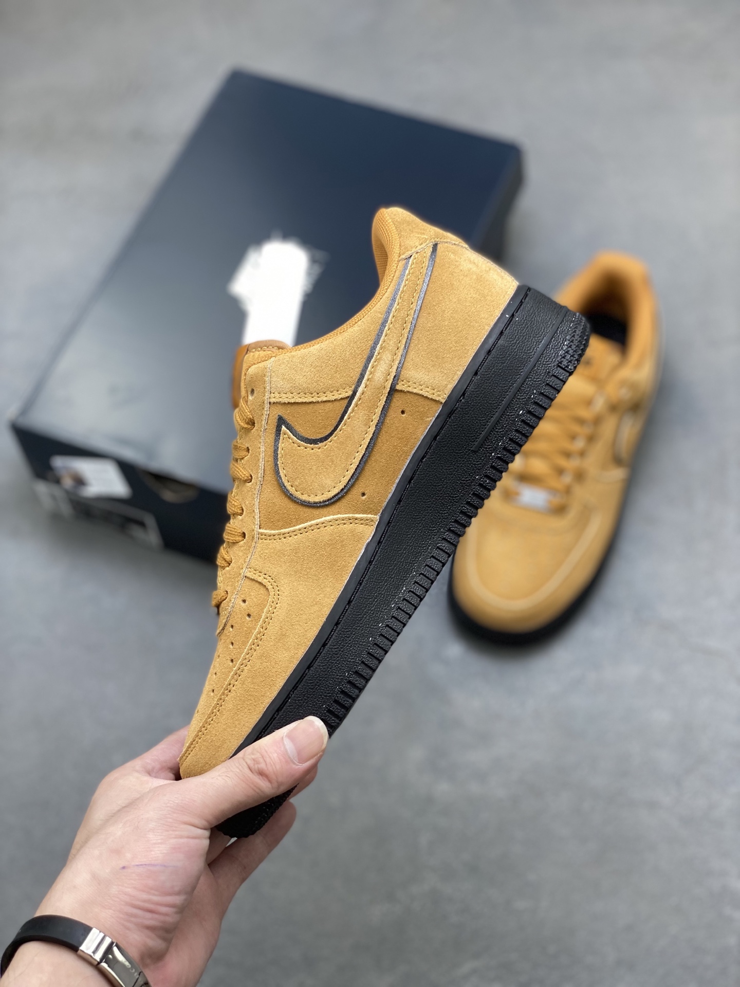 Nike Air Force 1 Low 'Armory Yellow' Suede Sneakers HQ1966-700 4 i1754940787559 7879 0 2