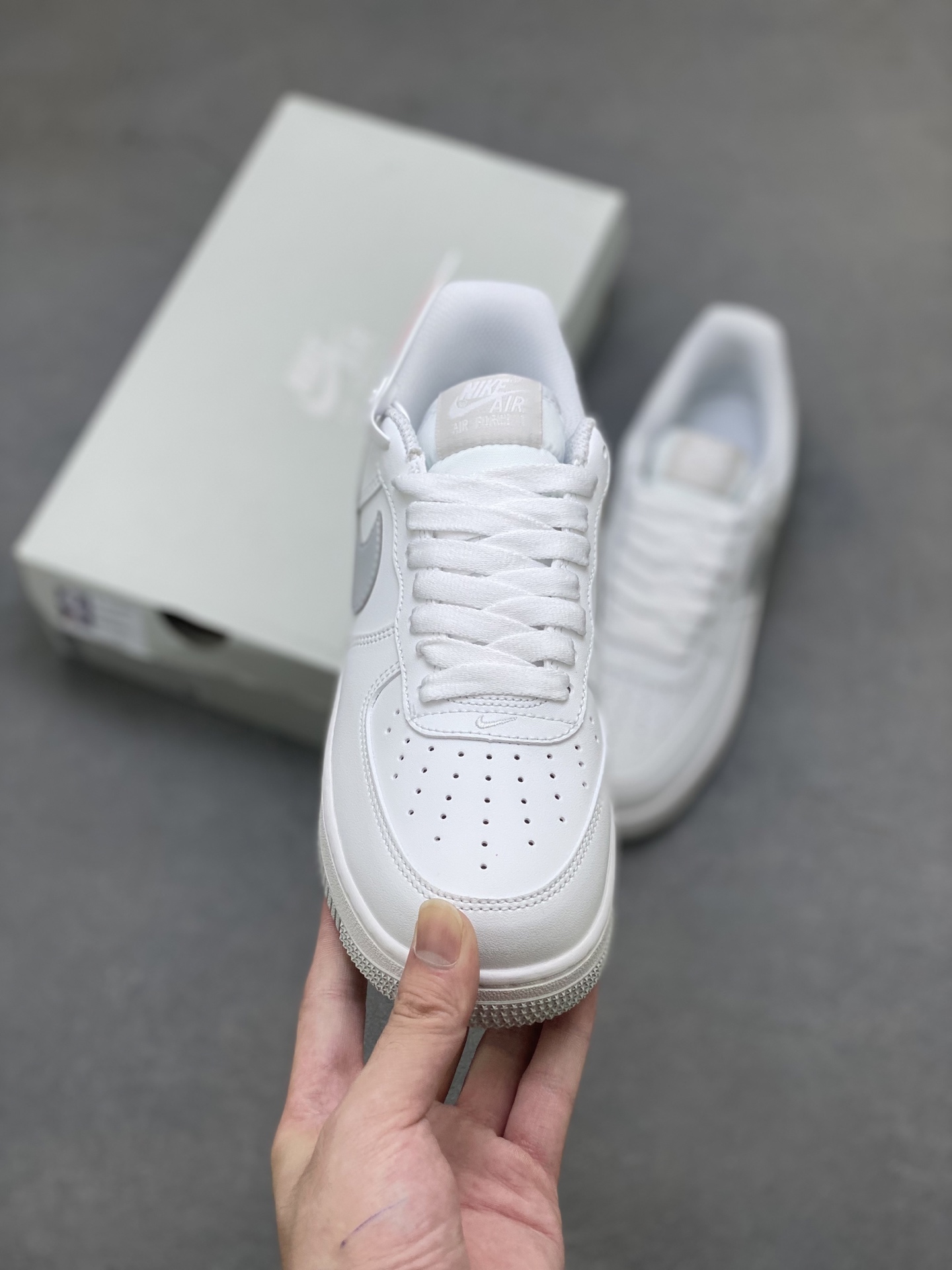 Nike Air Force 1 Low White Grey, Comfortable and Stylish Sneakers 3 i1754942080255 8172 0 1