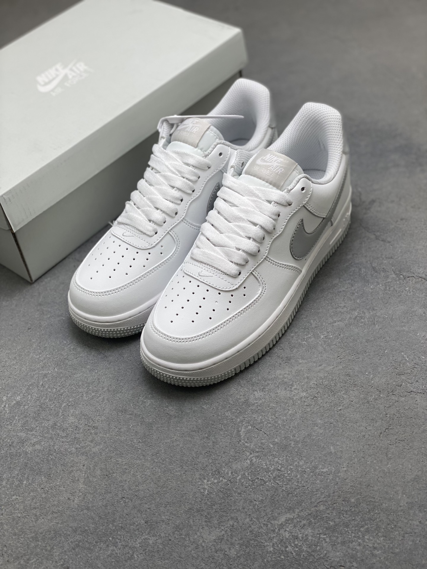 Nike Air Force 1 Low White Grey, Comfortable and Stylish Sneakers 9 i1754942087515 439 0 7