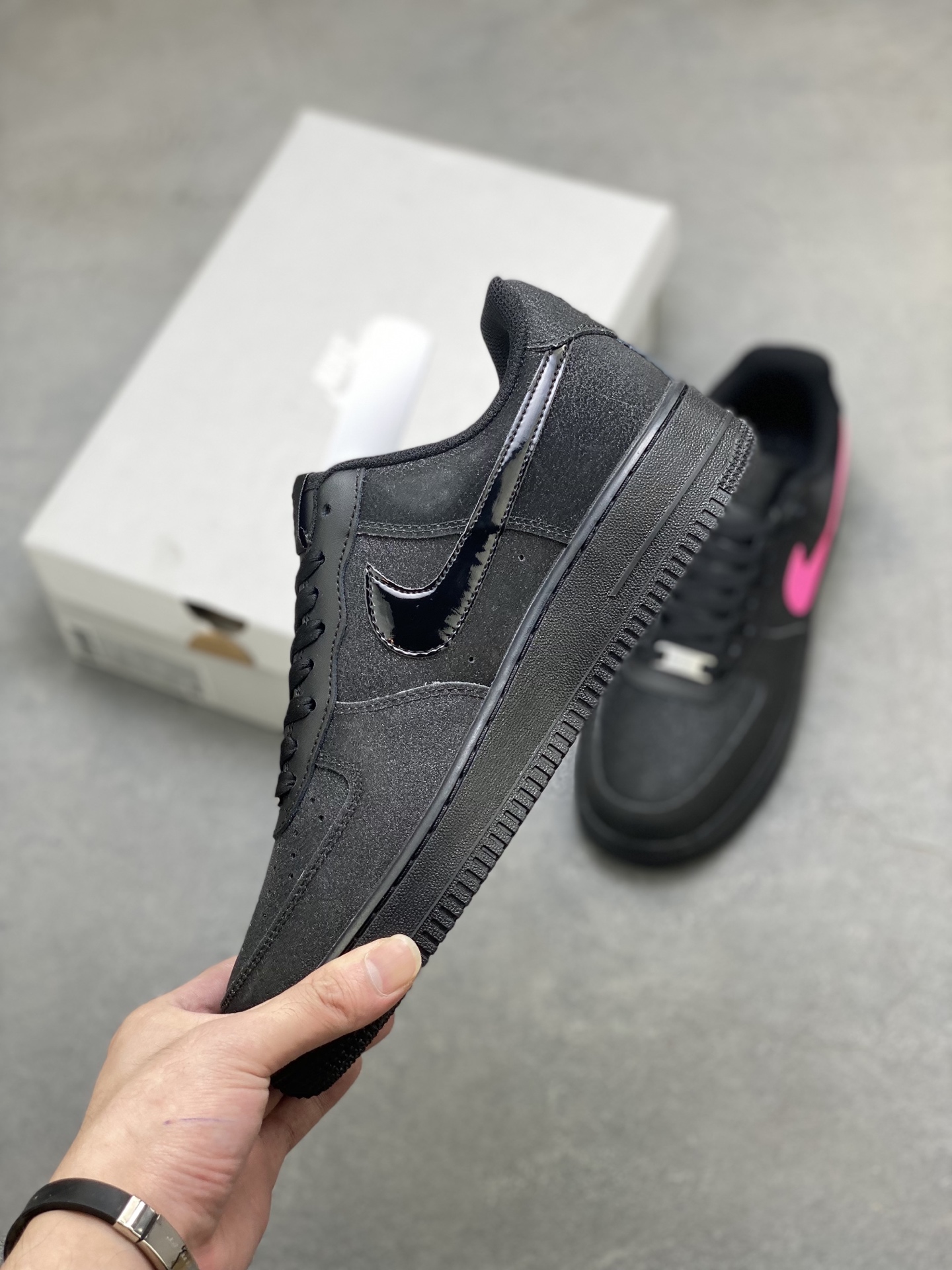 Nike Air Force 1 '07 Low Black/Pink Women's Shoes DD8959-001 4 i1754942289222 3062 0 2