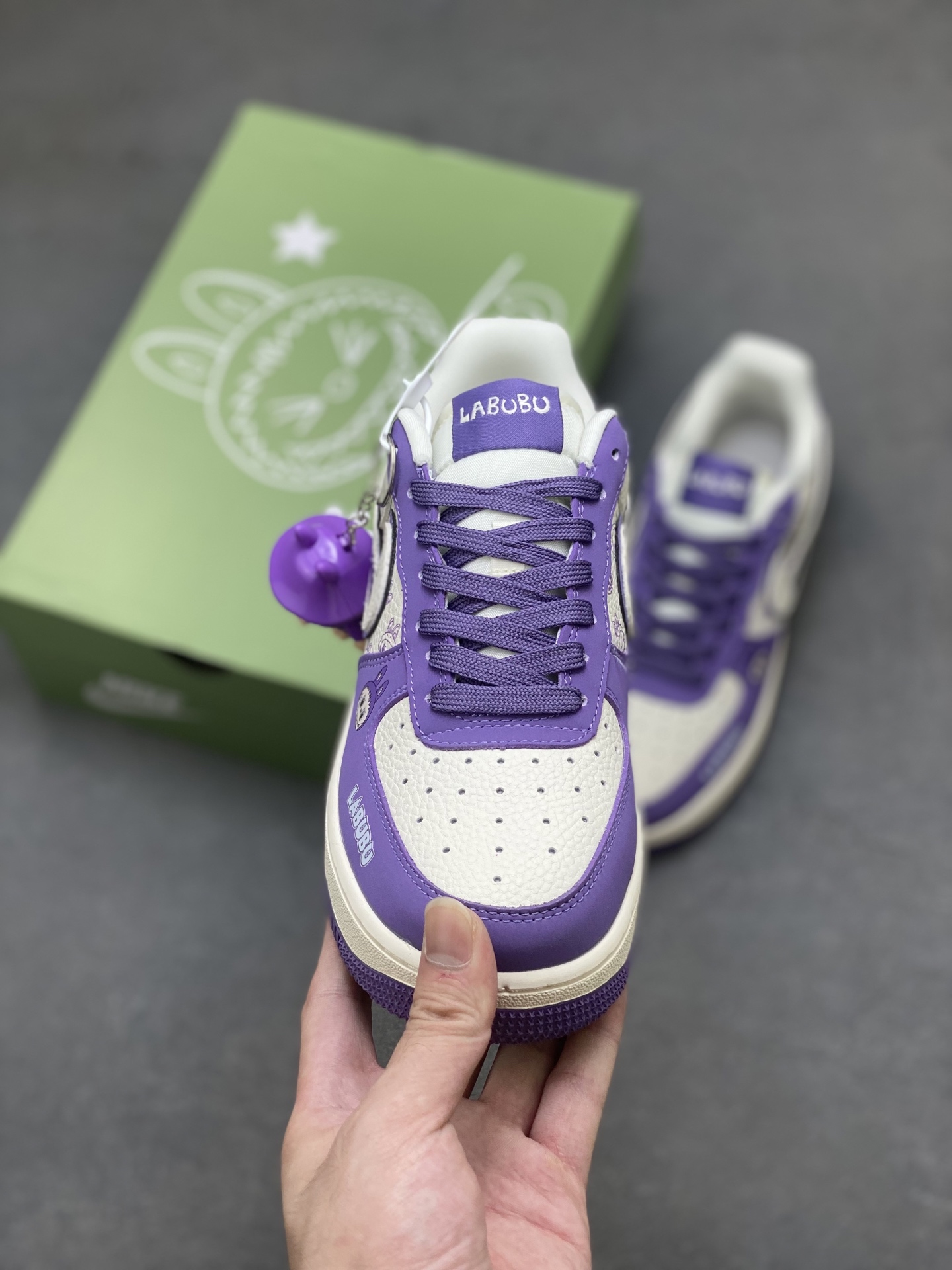 Nike Air Force 1 '07 Low Labubu Sneakers Limited Edition - Purple/White 3 i1755100856968 4626 0 1