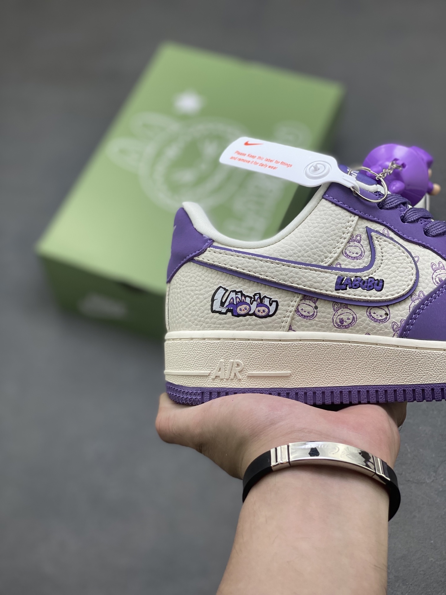 Nike Air Force 1 '07 Low Labubu Sneakers Limited Edition - Purple/White 6 i1755100859793 8856 0 4