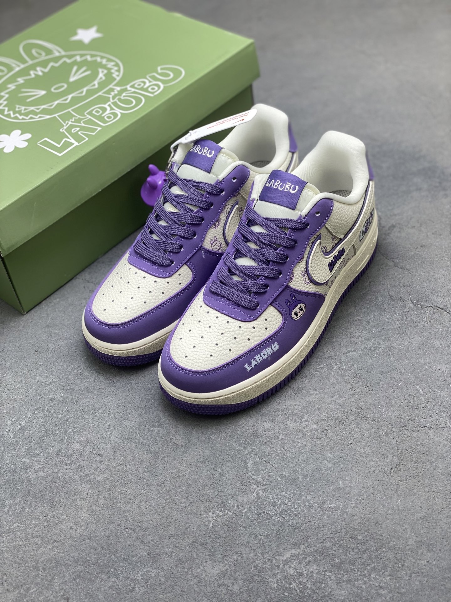 Nike Air Force 1 '07 Low Labubu Sneakers Limited Edition - Purple/White 9 i1755100859908 9951 0 7