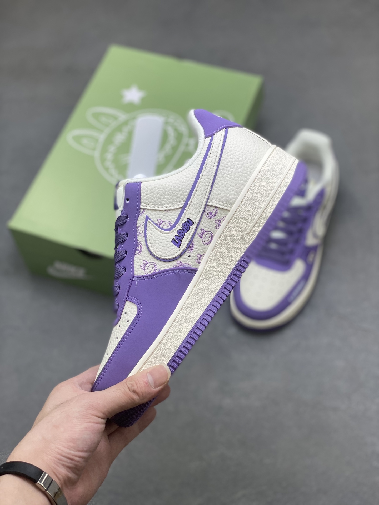 Nike Air Force 1 '07 Low Labubu Sneakers Limited Edition - Purple/White 4 i1755100859920 3795 0 2