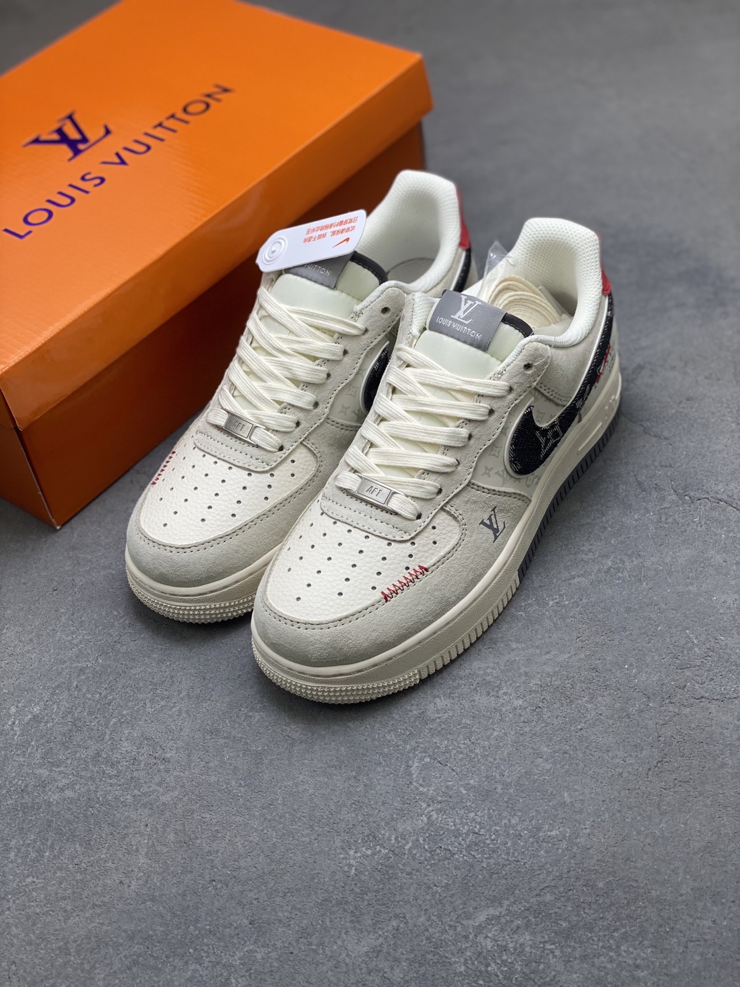 Nike Air Force 1 Low Louis Vuitton Custom Sneakers Limited Edition 9 i1755100905951 777 0 7
