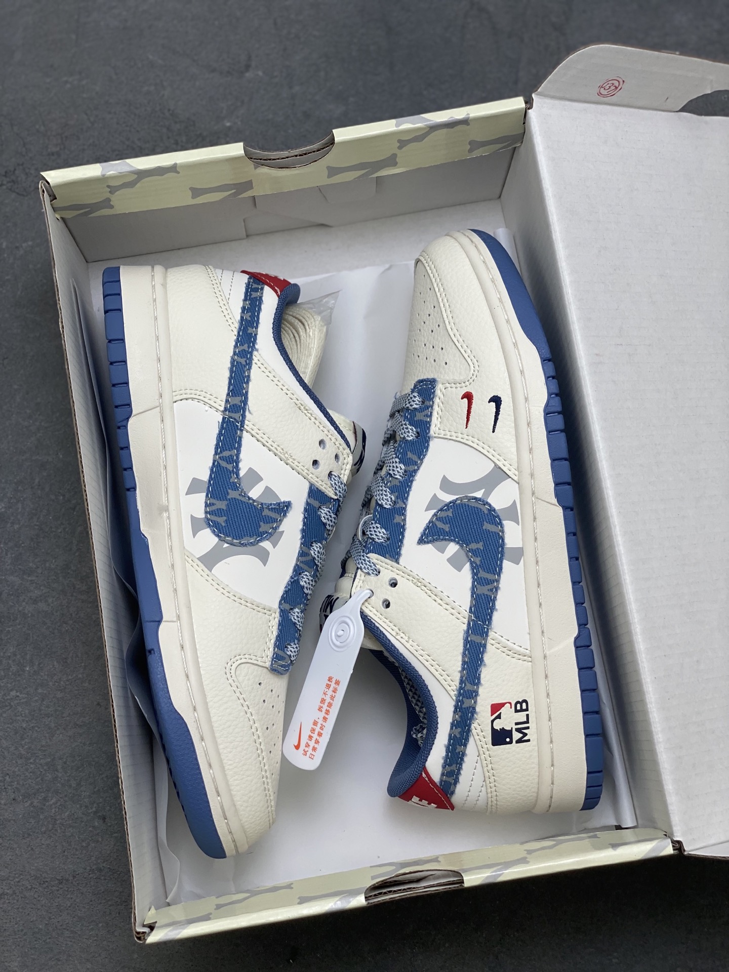Nike Dunk Low Retro Premium 'DIY' Custom Sneakers - Durable, Stylish, Comfortable 9 i1755101439677 632 0 8